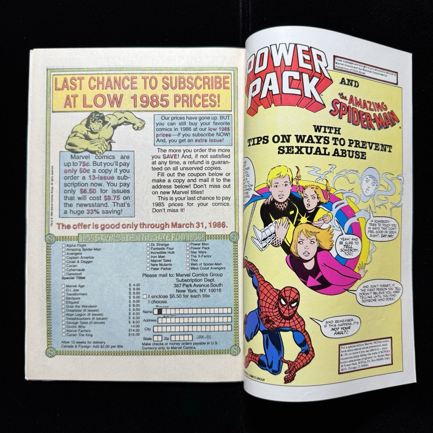 Power Pack 22 - Copper Age Marvel Comics 1986