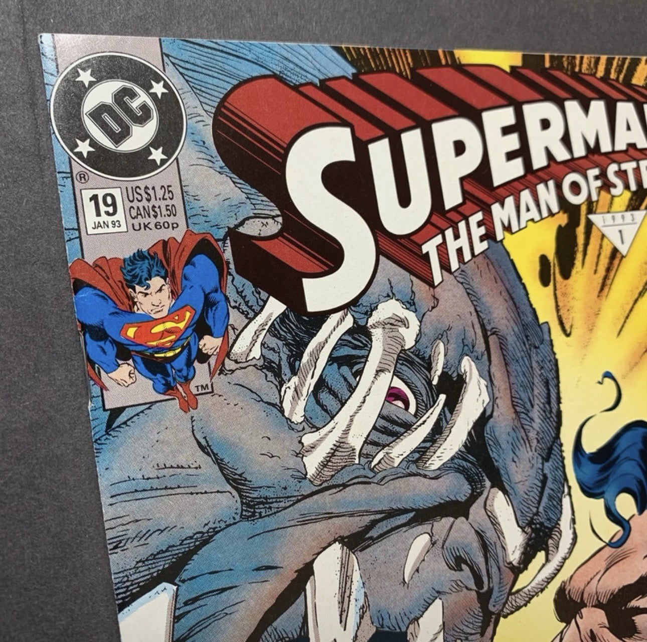 Superman Man Of Steel 19 - Doomsday Fully Revealed - Modern Age Dc Comics 1993