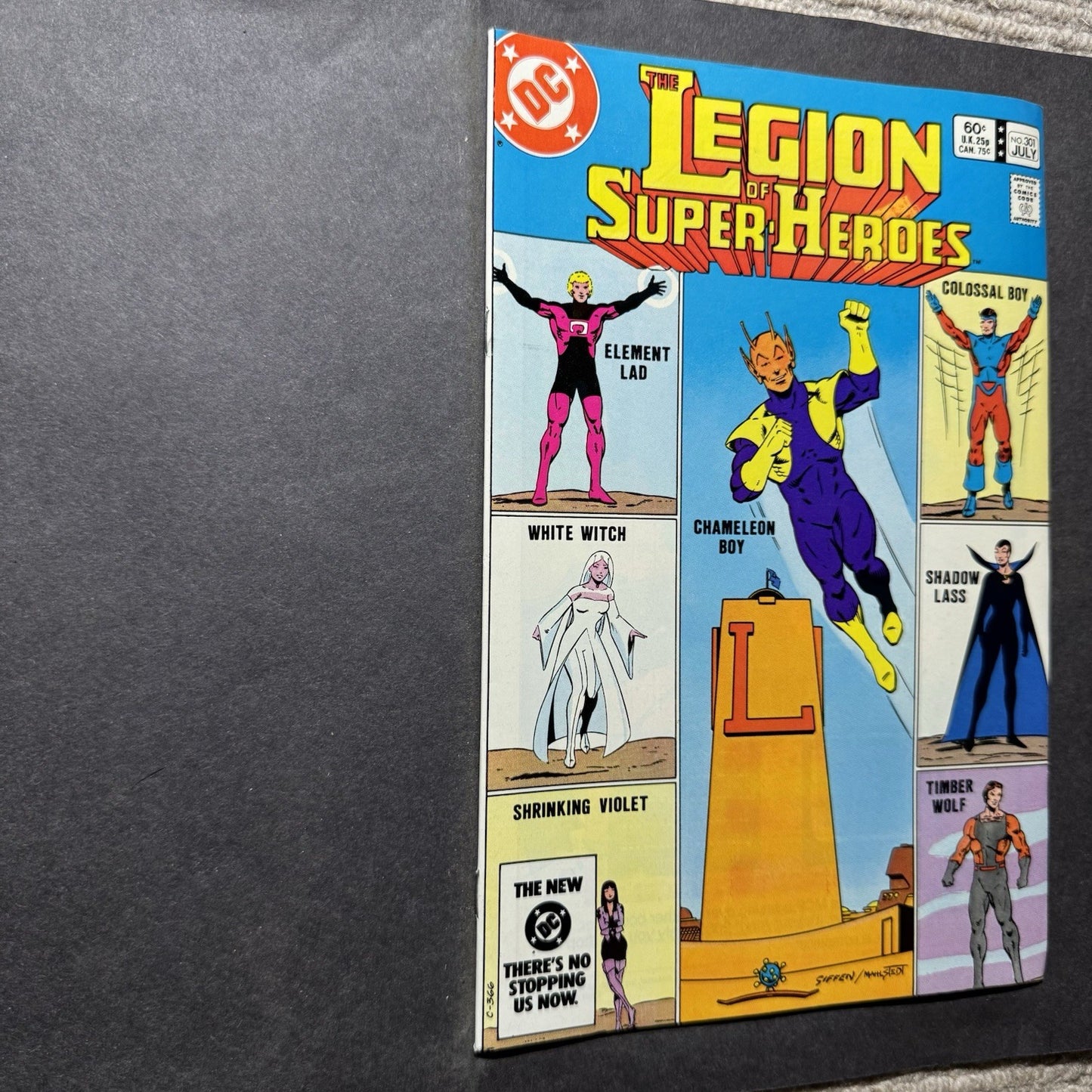 Legion Of Super-Heroes 301 - 1st App Gigi Cusimano - Bronze Age Dc Comics 1983