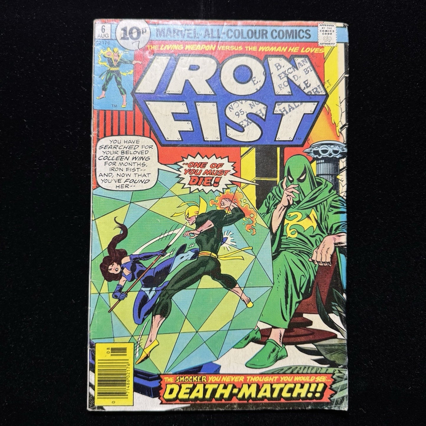 Iron Fist 6 - 1st App Jeryn Hogarth - Bronze Age Marvel Comics 1976