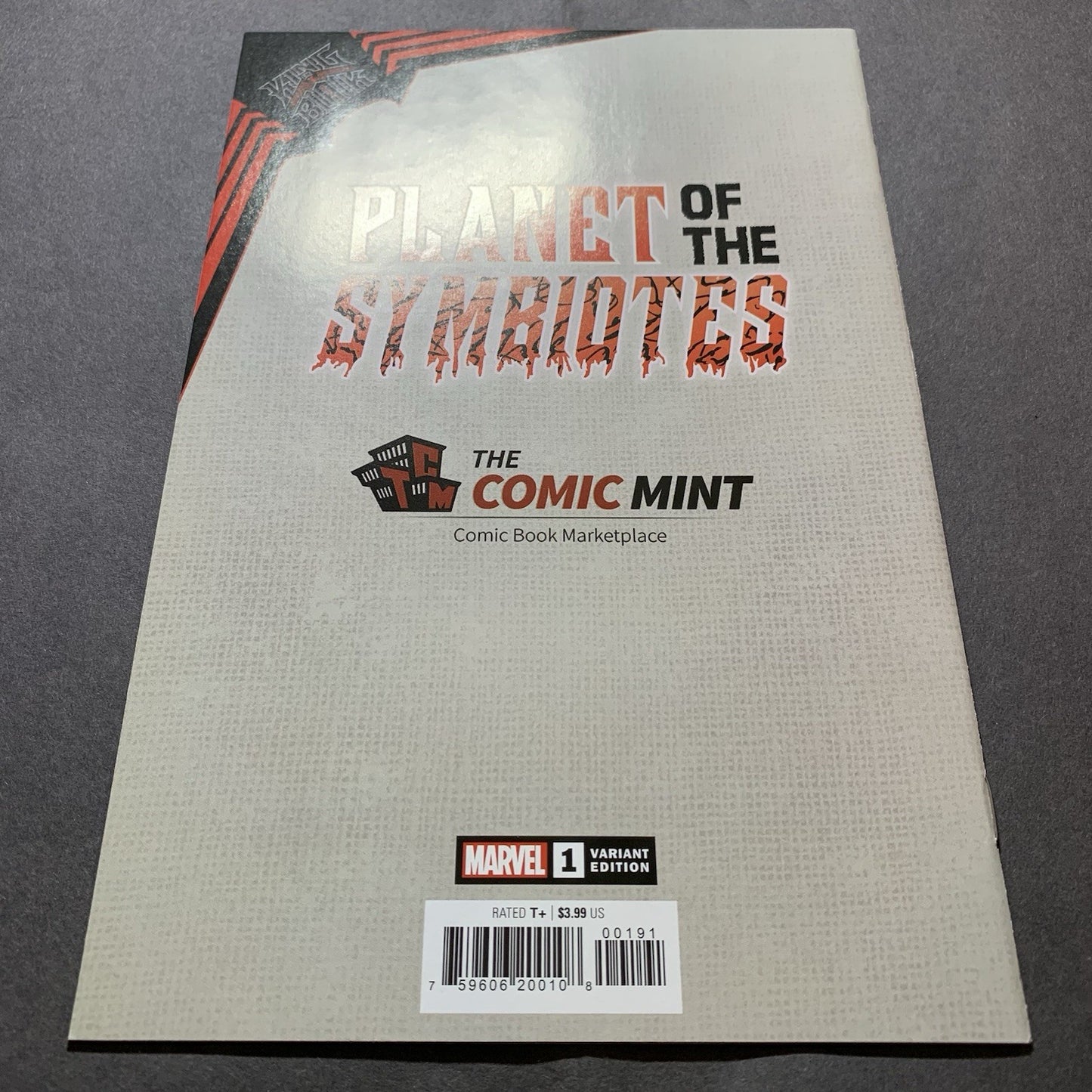 King In Black Planet Of The Symbiotes 1/ Skan virgin variant Ltd 800 COA/ 2020
