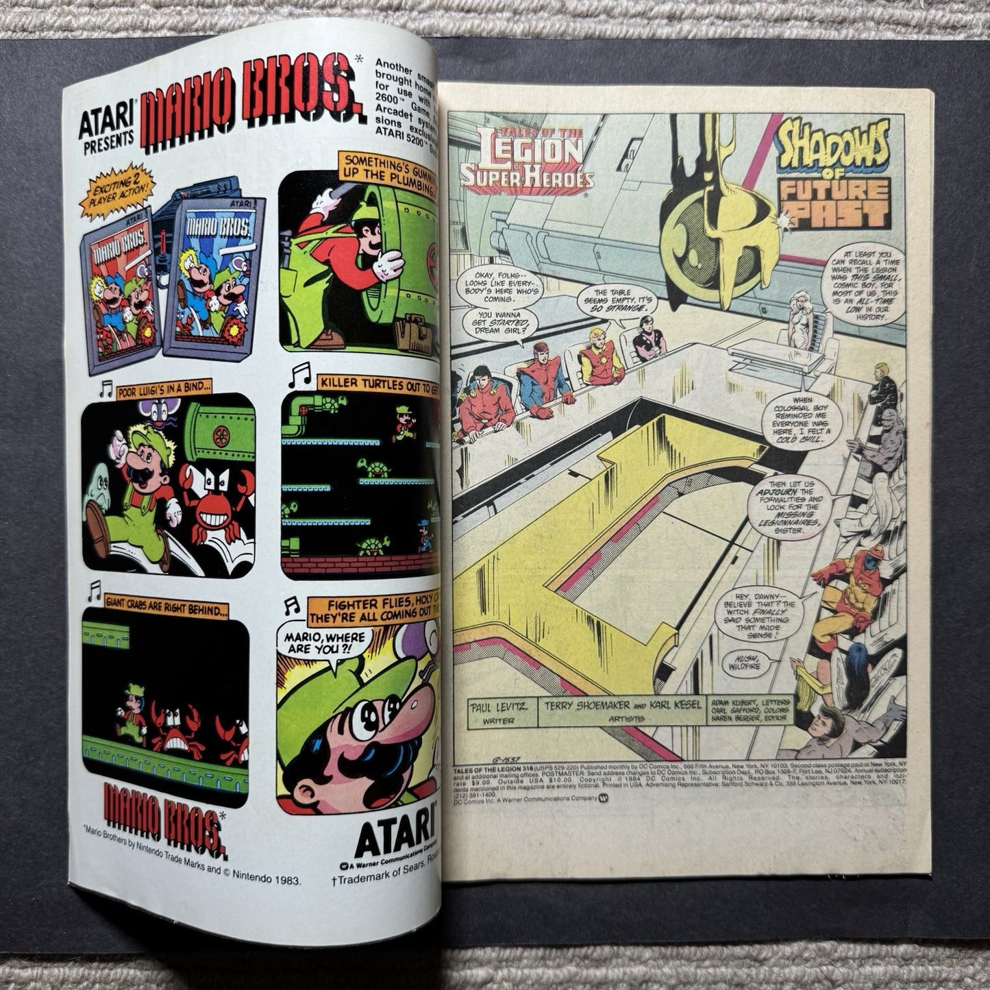 Legion Of Super-Heroes 318 - Copper Age Dc Comics 1984