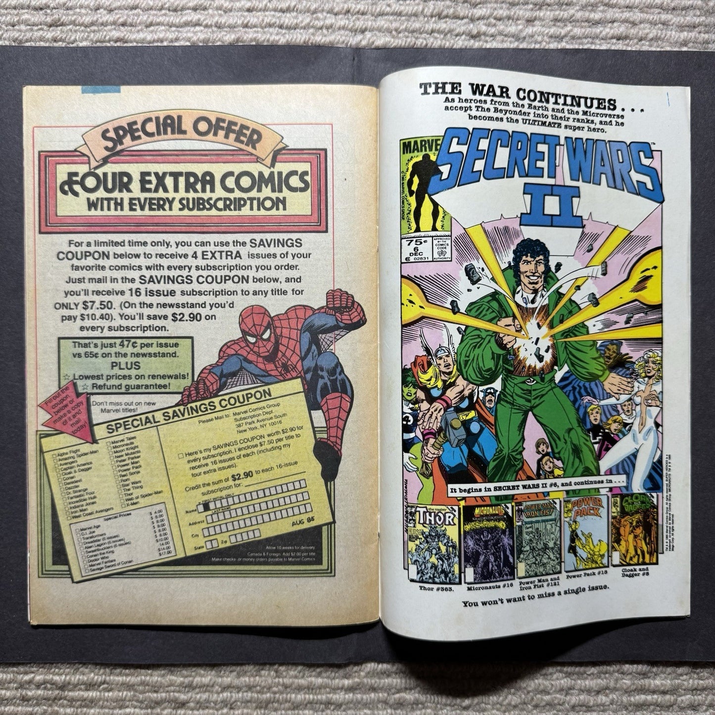 Incredible Hulk 314/ Copper Age Marvel Comics 1985