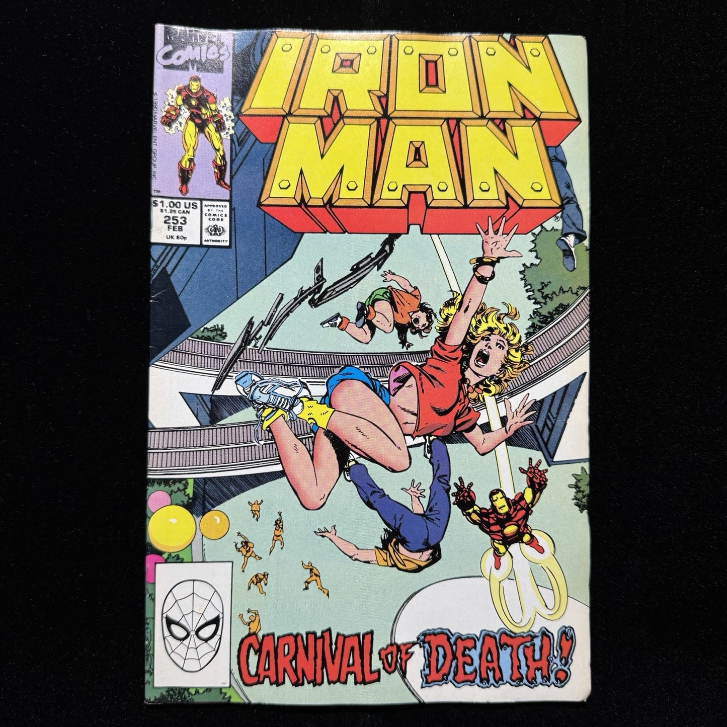 Iron Man 253 - Copper Age Marvel Comics 1990