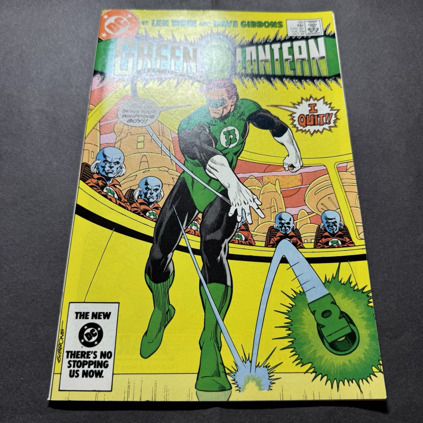 Green Lantern 181 - Hal Jordan Quits As Green Lantern -Copper Age Dc Comics 1984