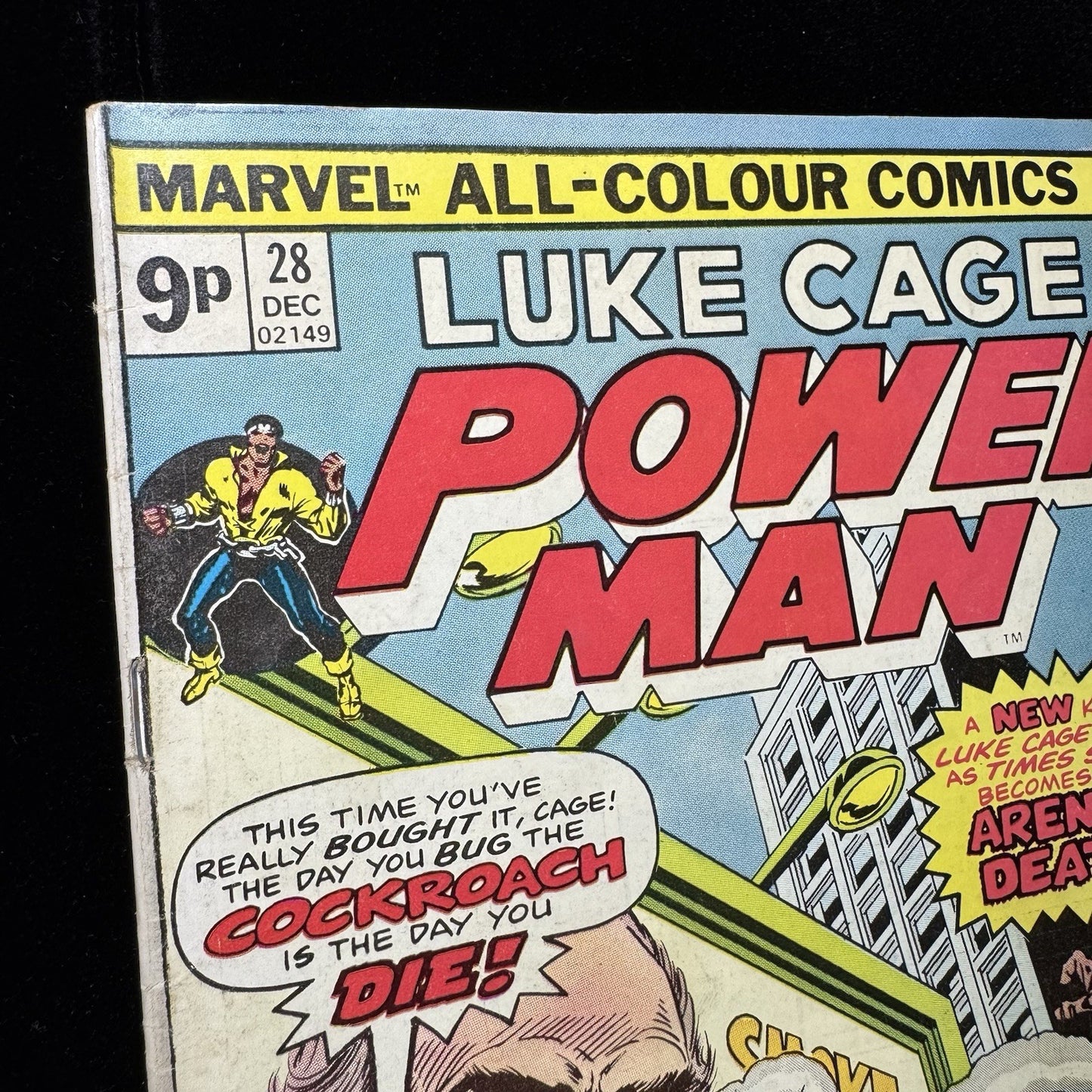 Power Man 28 - 1st Appearance Of Cockroach - Bronze Age Marvel Comics 1975