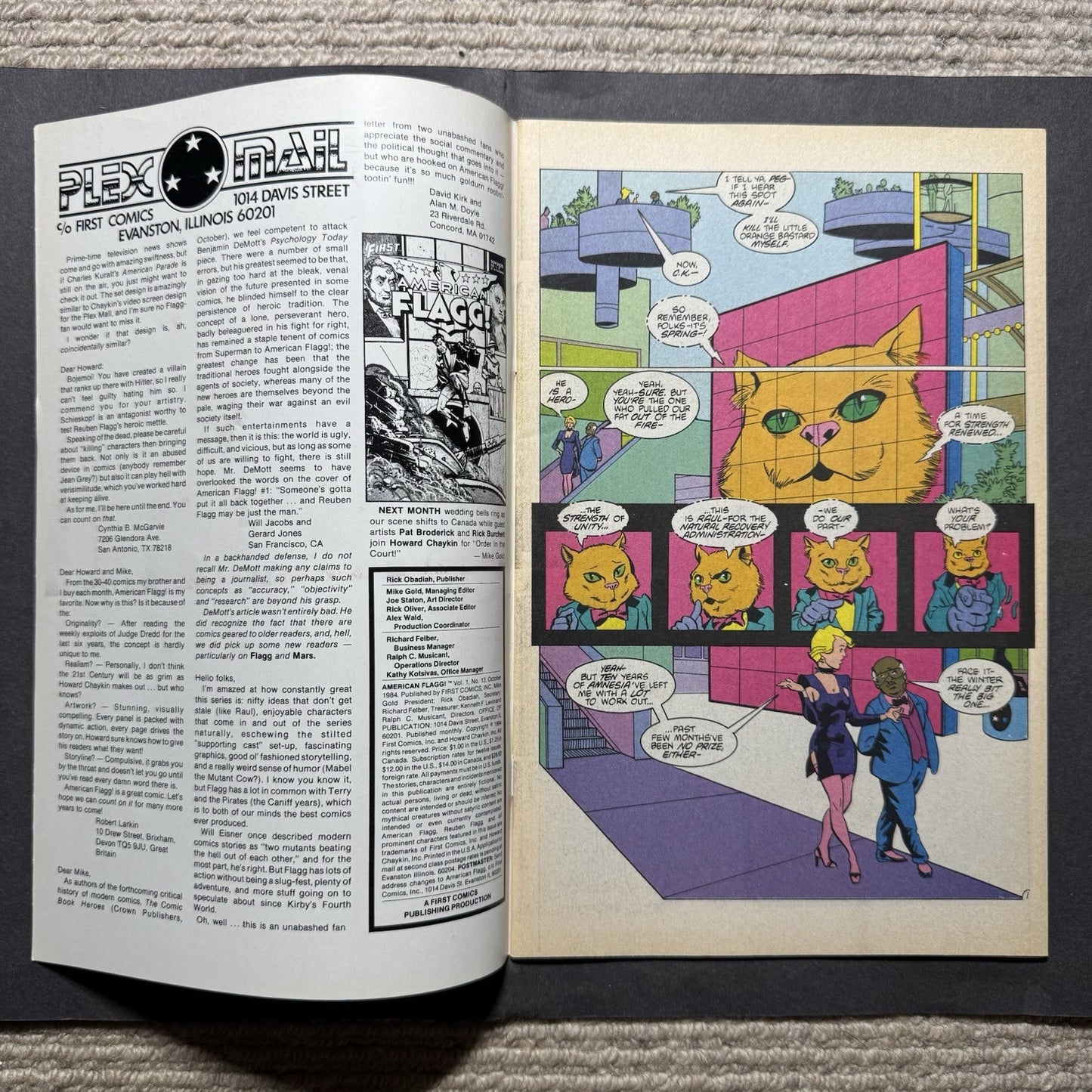 American Flagg 13 - Copper Age First Comics 1984
