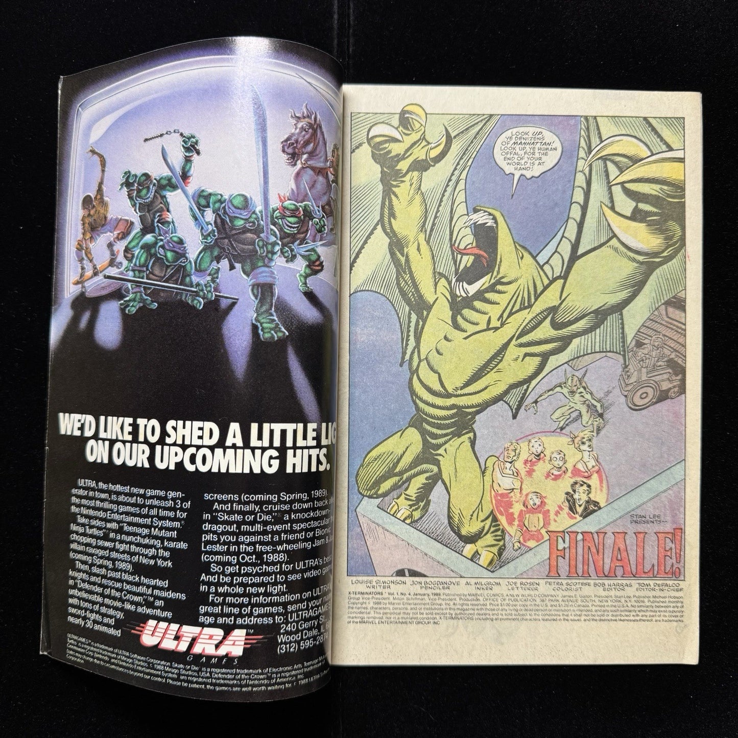 X-Terminators 4 - Copper Age Marvel Comics 1989