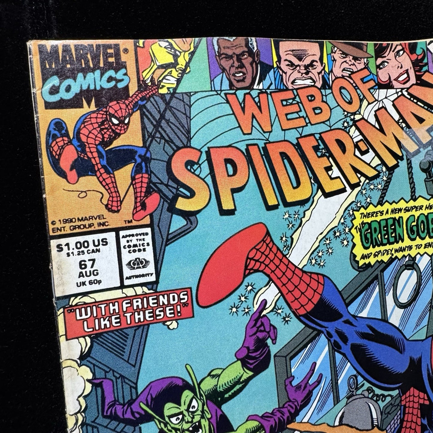 Web Of Spider-Man 67 - Copper Age Marvel Comics 1990