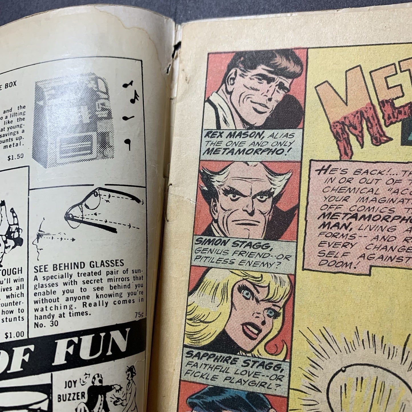 Metamorpho 1/ Silver Age Dc Comics 1965