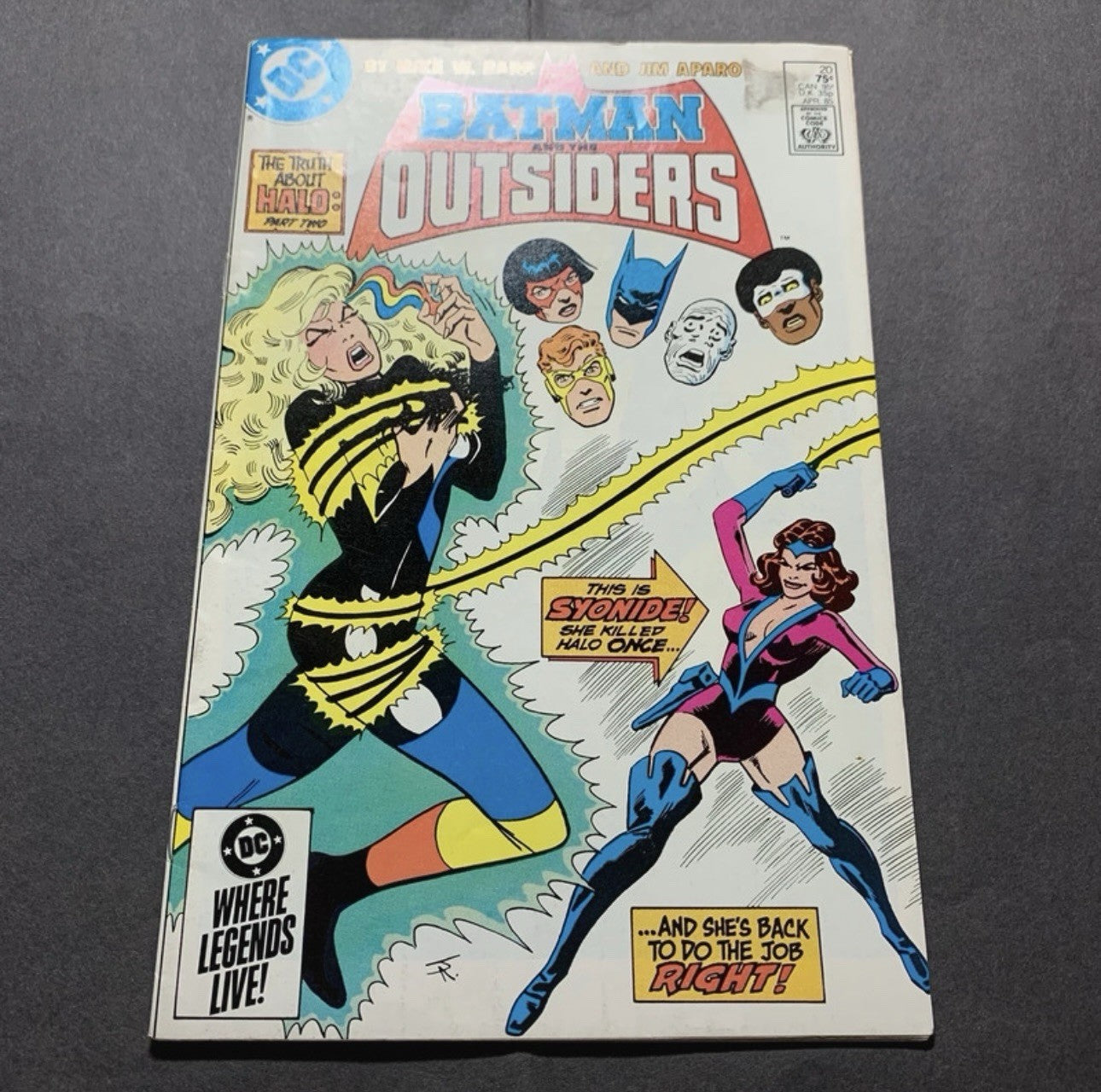 Batman And The Outsiders 20 - Copper Age Dc Comics 1985