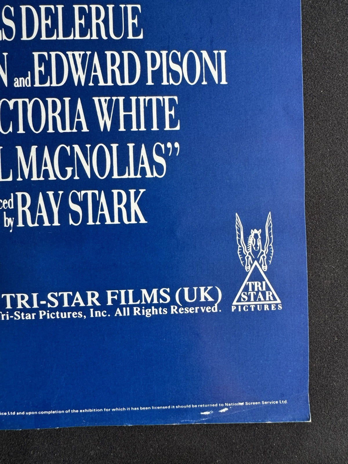Steel Magnolias 1989 Original UK Quad Poster - Dolly Parton Sally Field - Folded