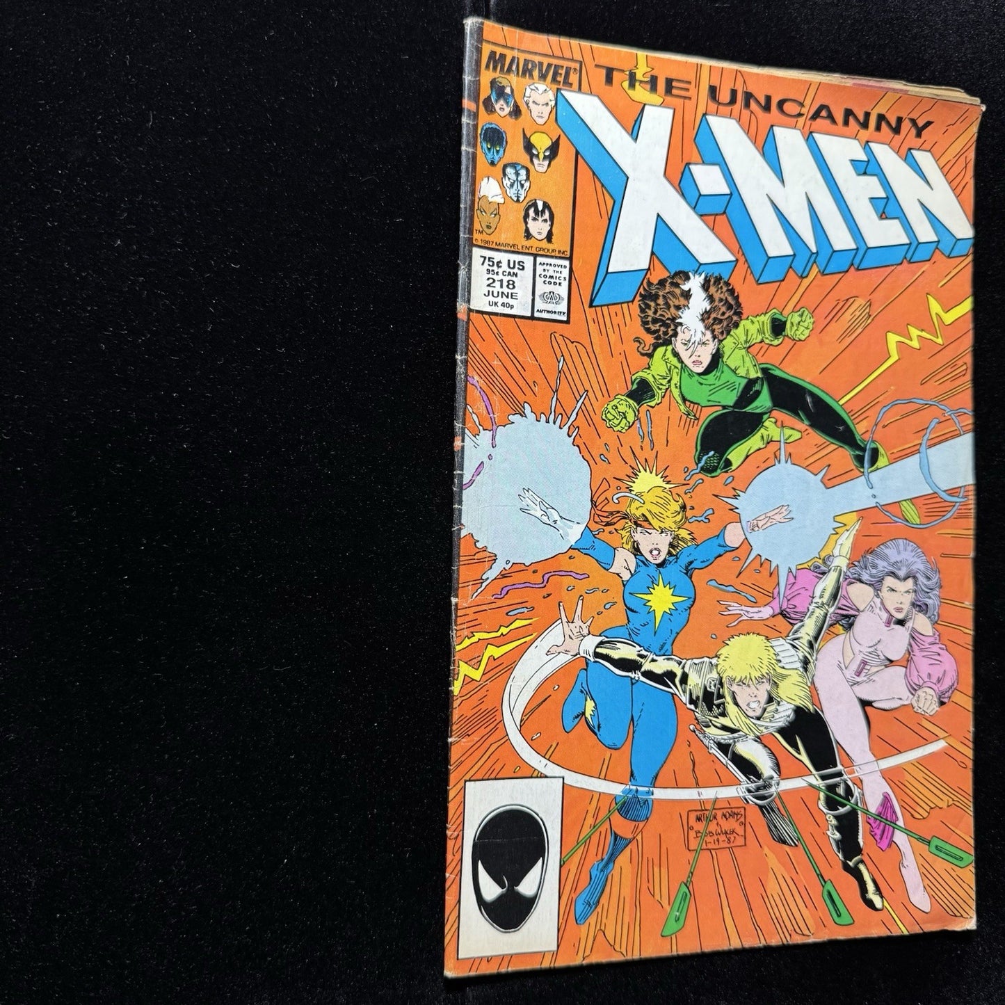Uncanny X-Men 223 And 218 - Comic Bundle - Copper Age Marvel Comics 1987