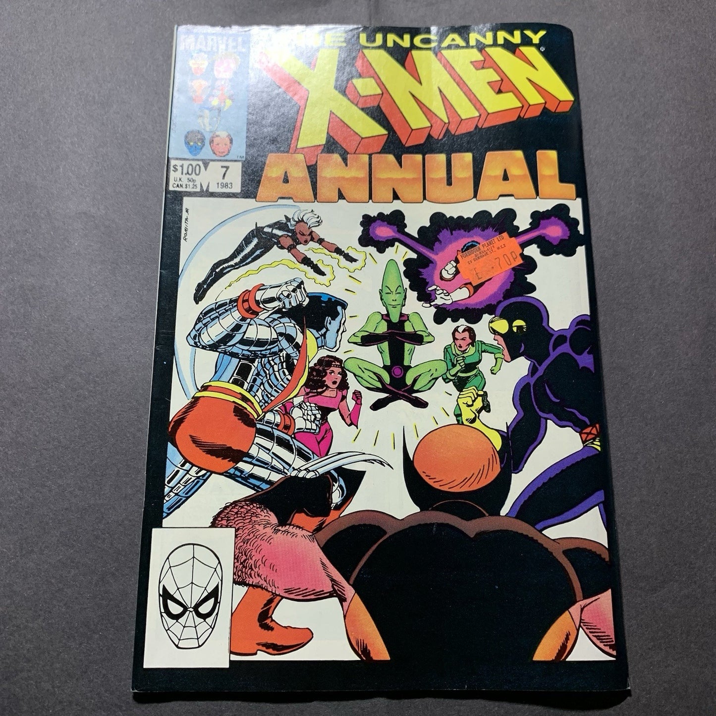 Uncanny X-Men annual 7/ Bronze Age marvel comics 1983