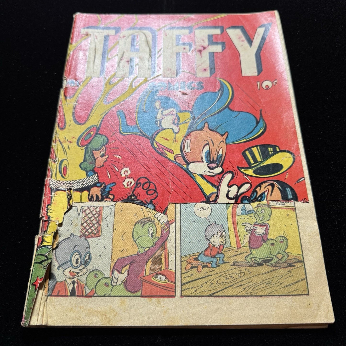 Taffy Comics 1 - 1st Appearance Of Wiggles - Golden Age Rural Home Comics 1945