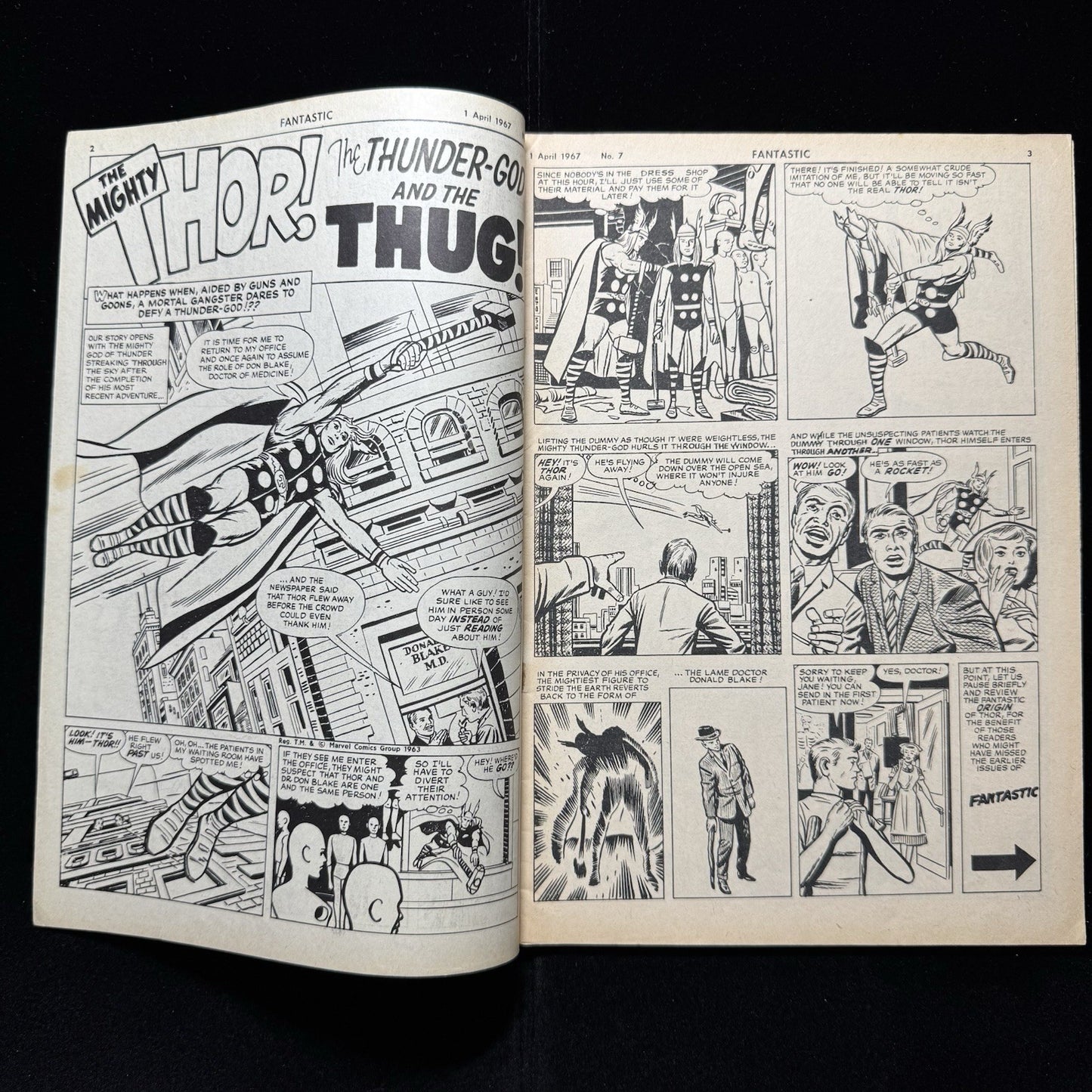 Fantastic! 7 - British Comics - Silver Age Odhams/ IPC Magazines Comics 1967