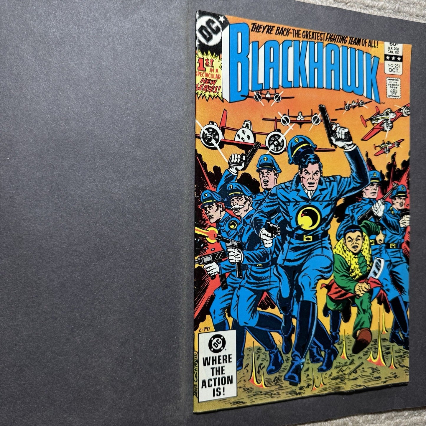 Blackhawk 251 - Bronze Age Dc Comics 1982