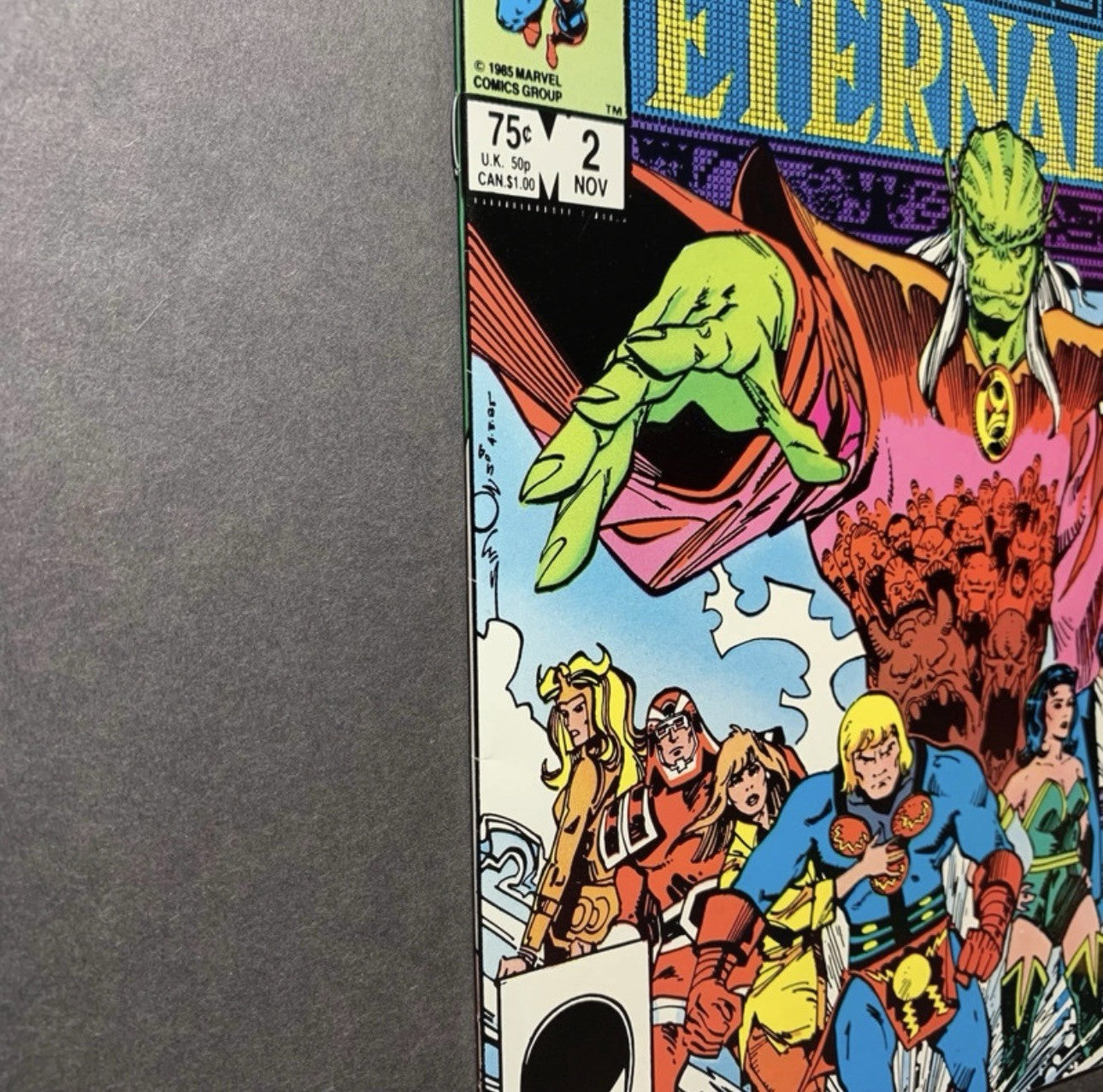 Eternals 2 - 1st App Of Ghaur, Ahqlau, Ranar - Copper Age Marvel Comics 1985