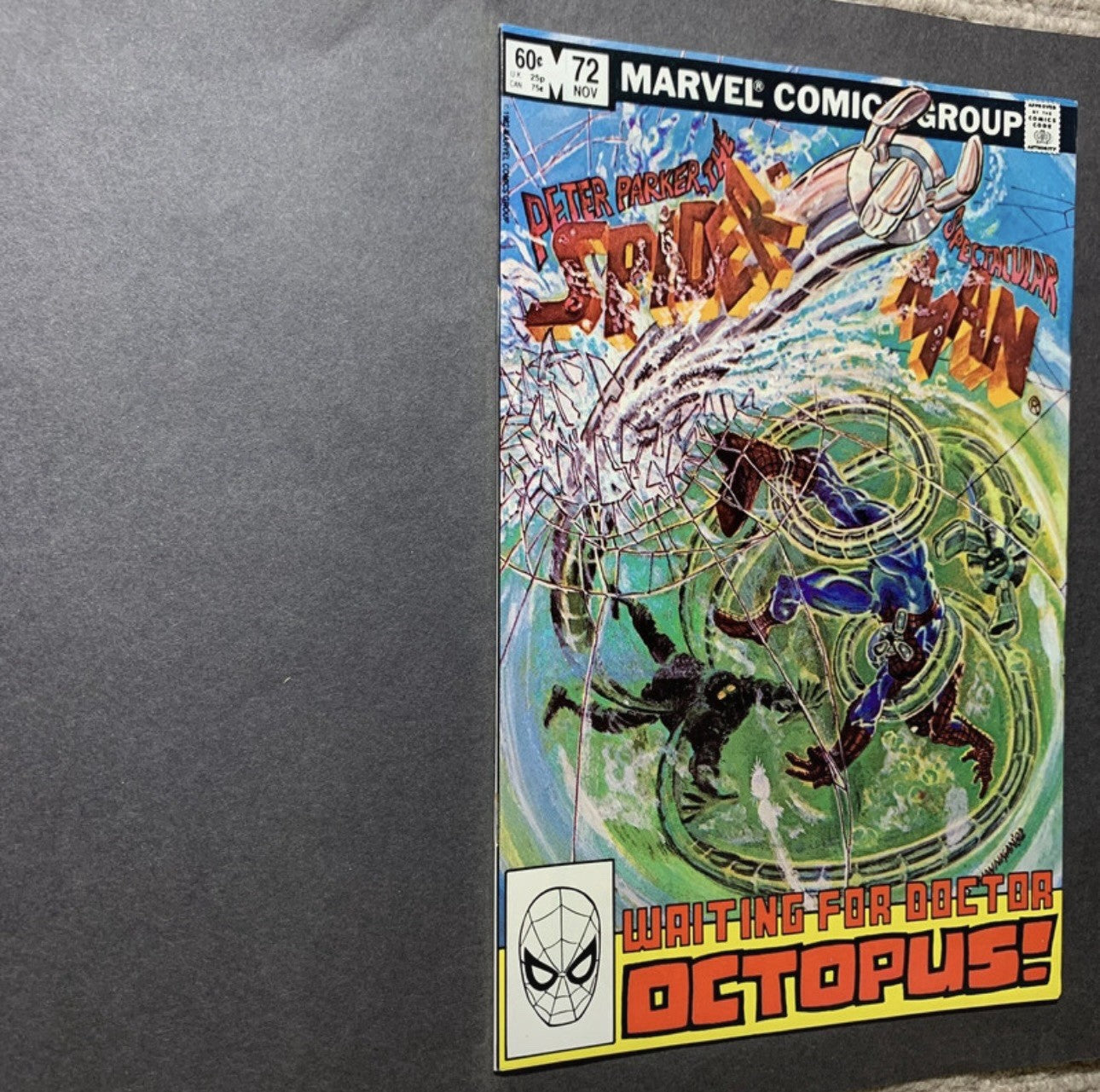 Spectacular Spider-Man 72 - 1st Appearance Of Ollie Osnick - Bronze Age 1982