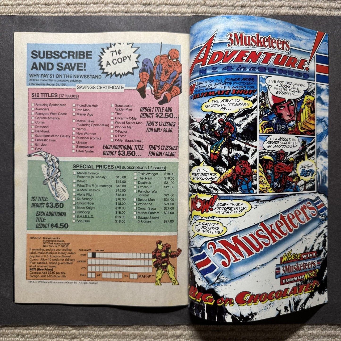 Iron Man 268 - Copper Age Marvel Comics 1991