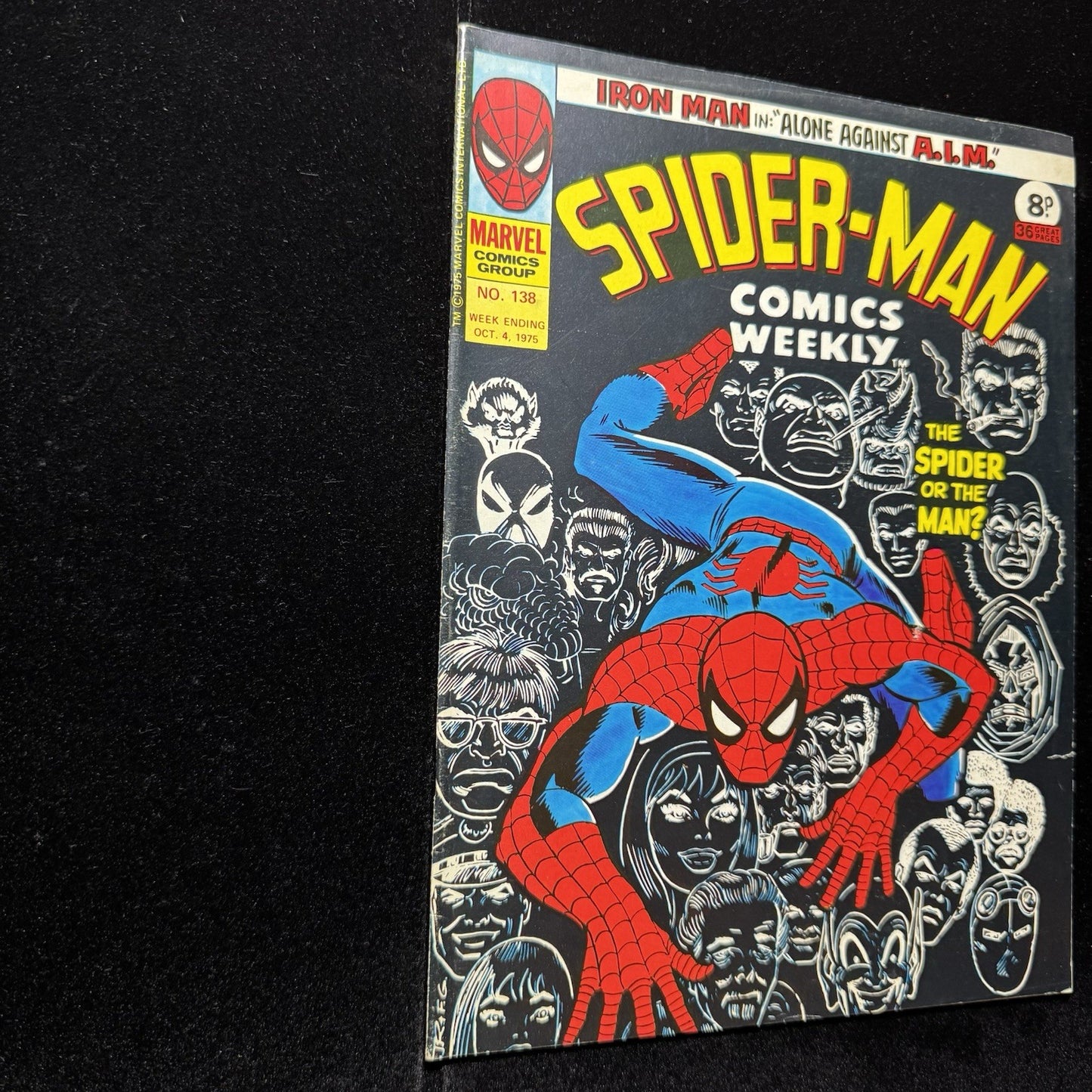 Spider-Man Comics Weekly 138 - Bronze Age Marvel Uk Comics 1975