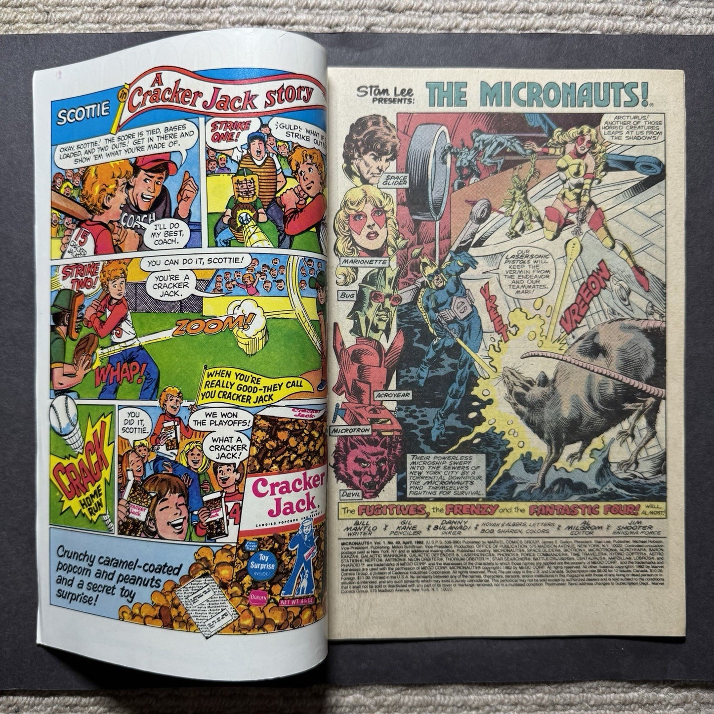 Micronauts 40 - Bronze Age Marvel Comics 1982