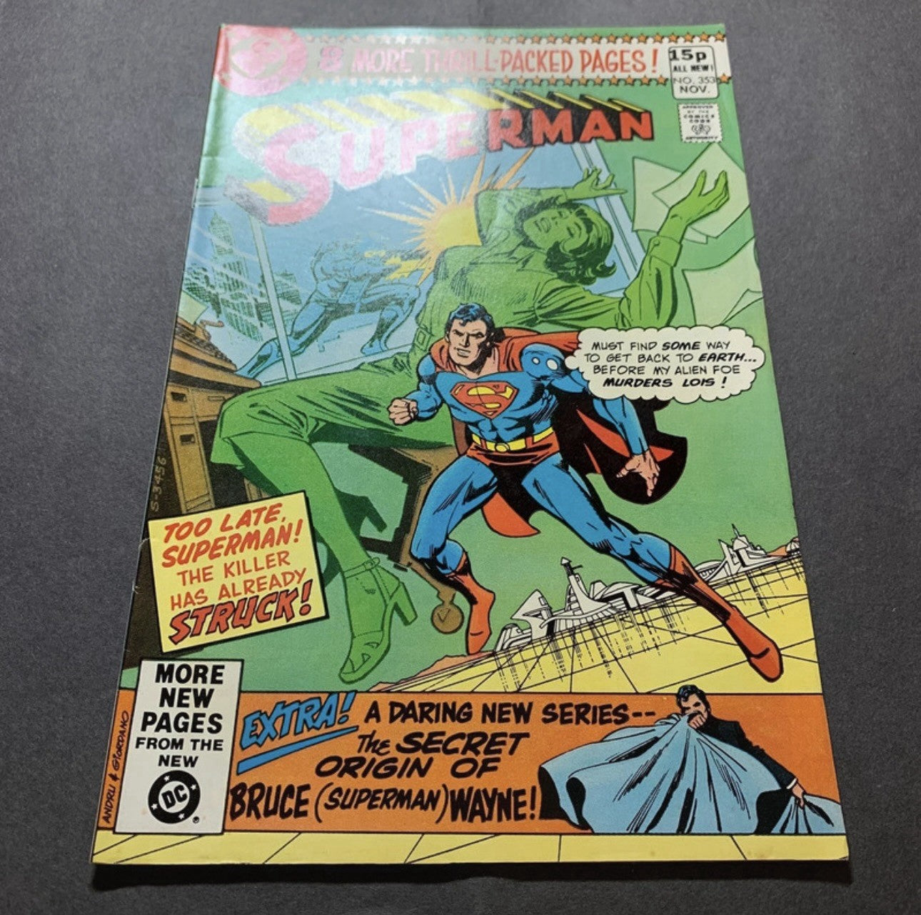 Superman 353 - Bronze Age Dc Comics 1980