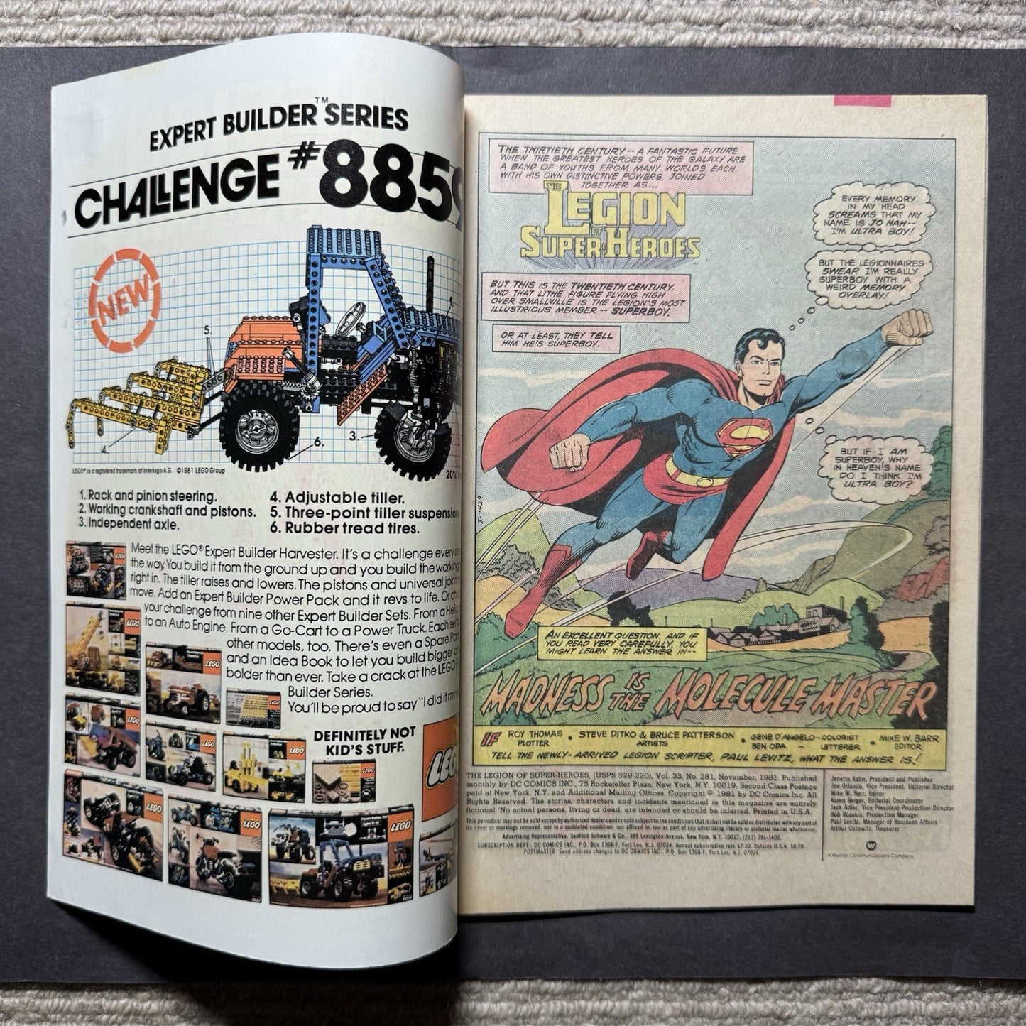 Legion Of Super-Heroes 281 - Bronze Age Dc Comics 1981