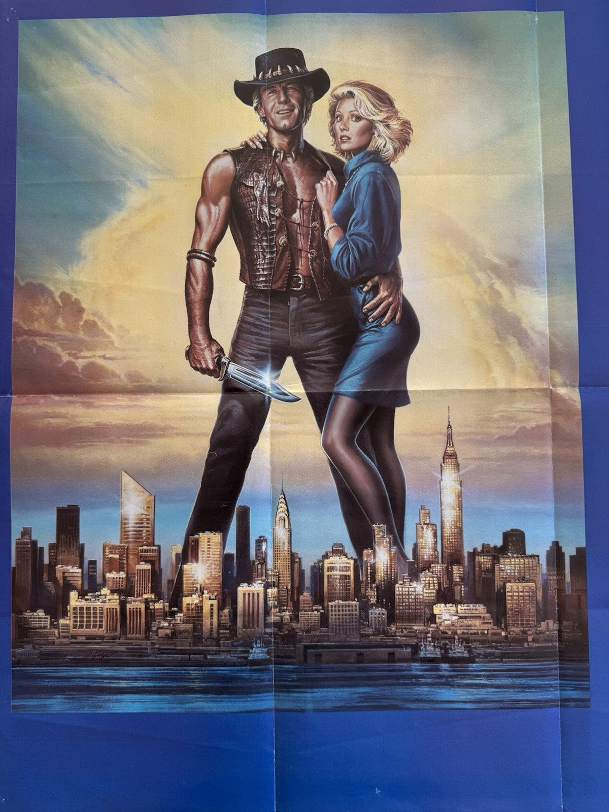 Crocodile Dundee II 1988 Original UK Quad Poster - Folded - Vintage Poster