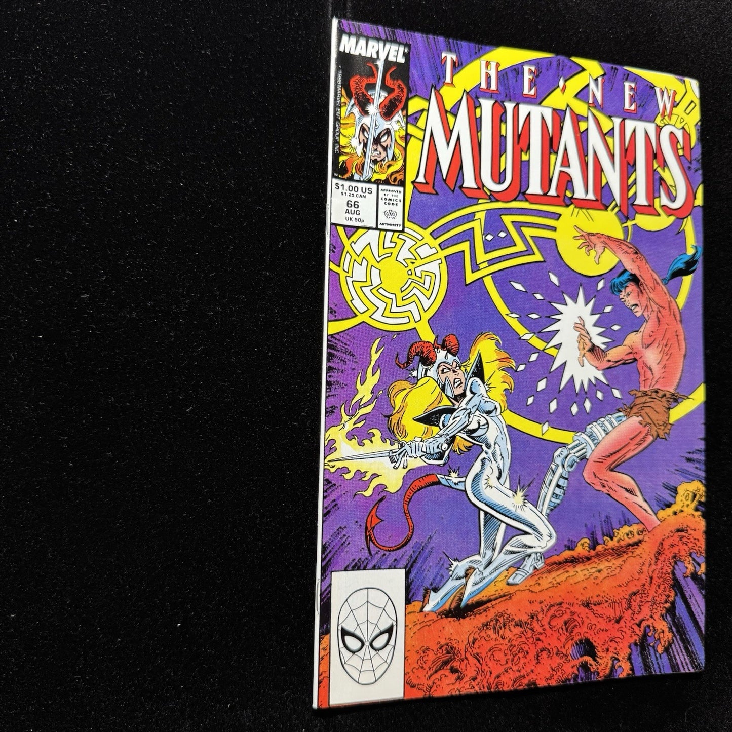 New Mutants 66 - 1st App Of Spyder + Gosamyr - Copper Age Marvel Comics 1988