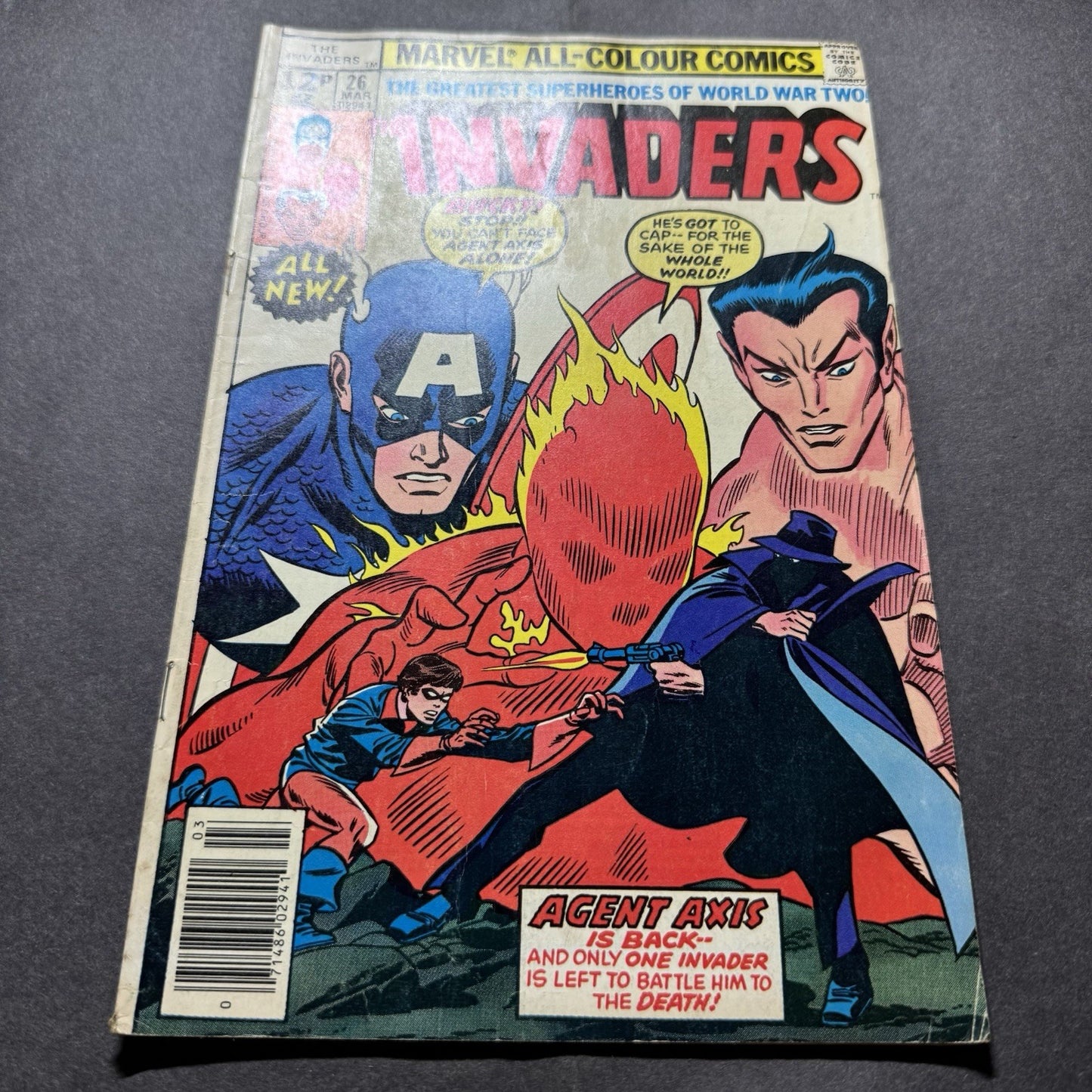Invaders 26 - Bronze Age Marvel Comics 1978