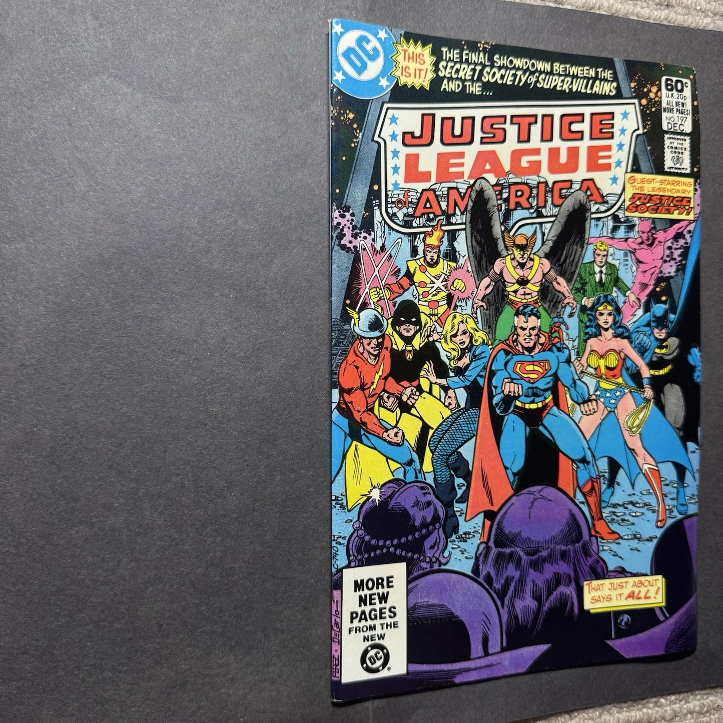 Justice League 197 - Fan Letter From Todd McFarlane- Bronze Age Dc Comics 1981