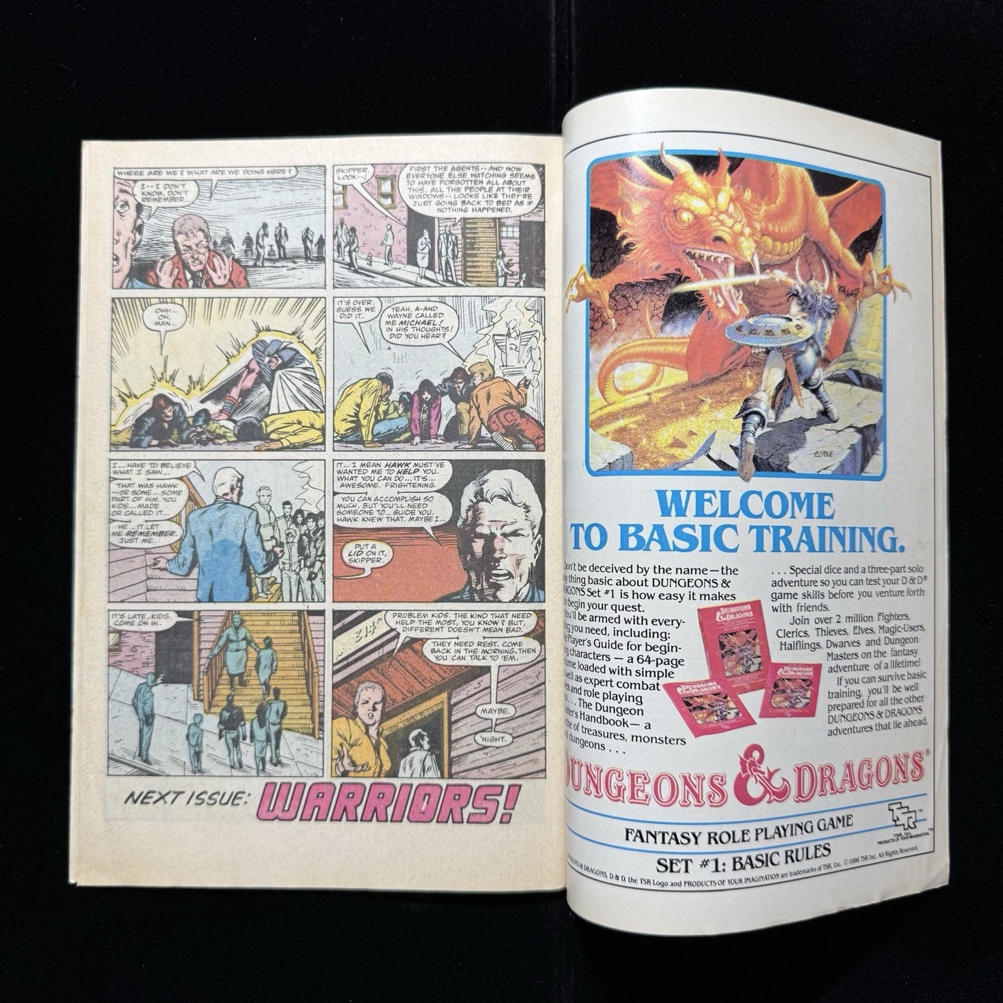 PSI Force 2 - Copper Age Marvel Comics 1986