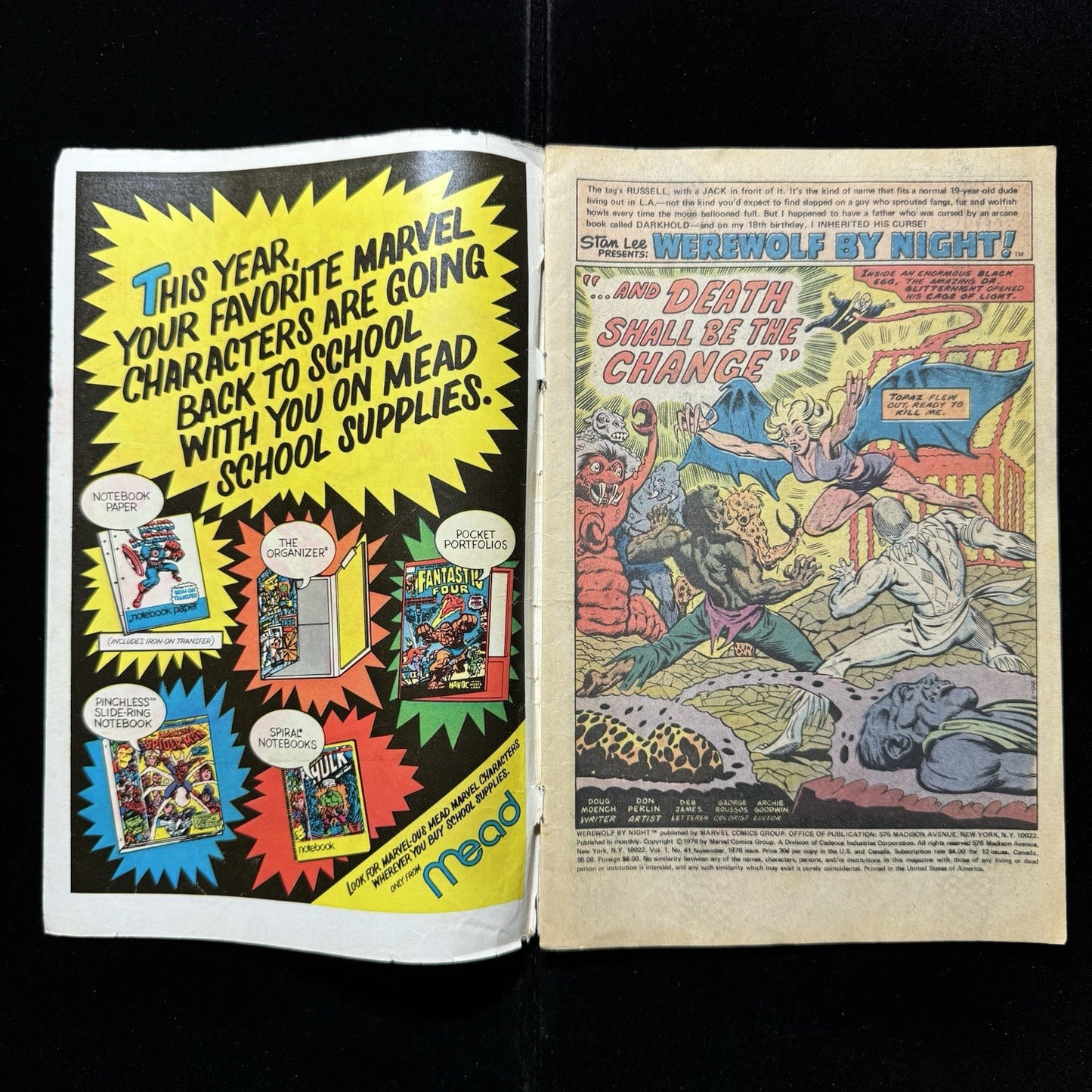 Werewolf By Night 41 - Bronze Age Marvel Comics 1976