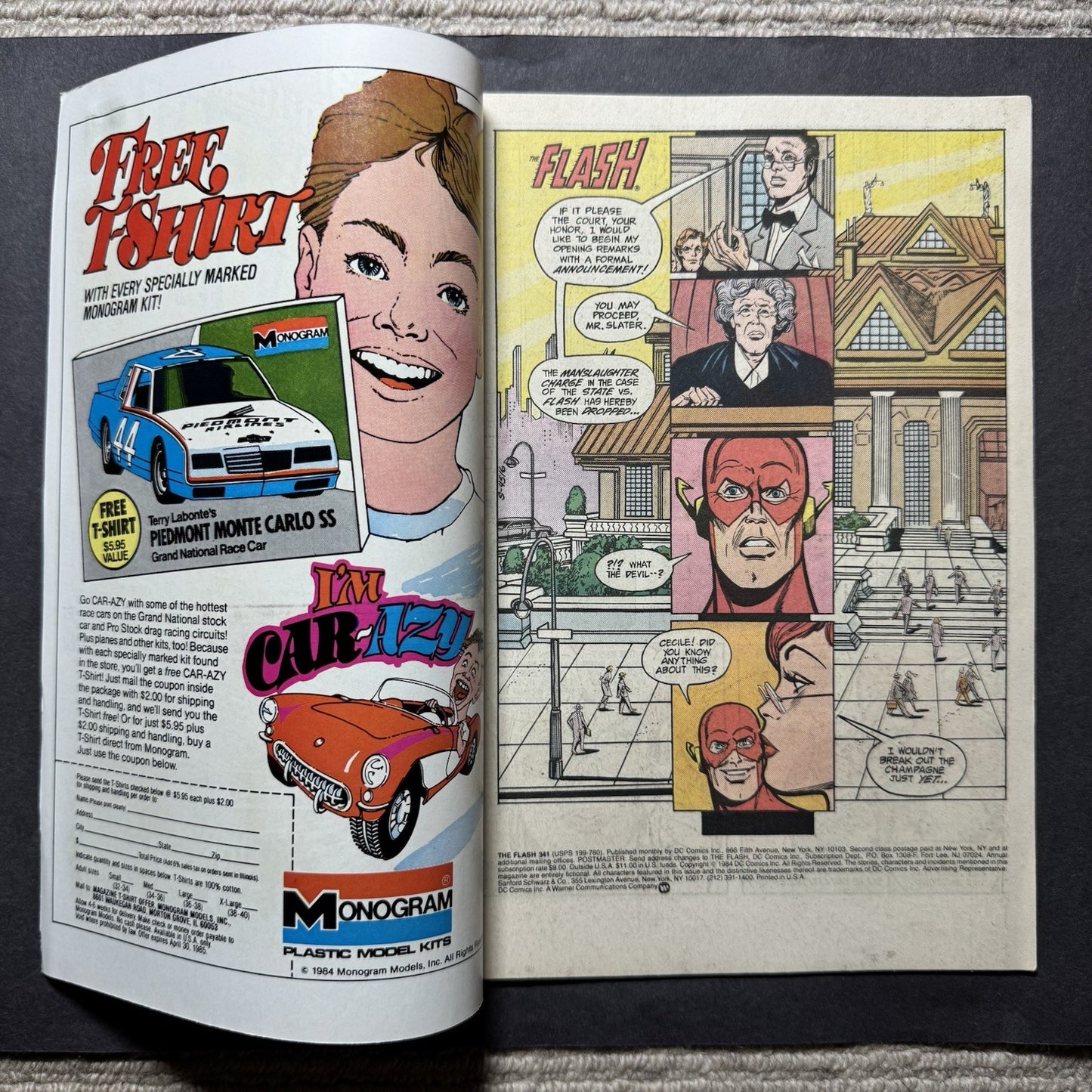 Flash 341 - Copper Age Dc Comics 1985