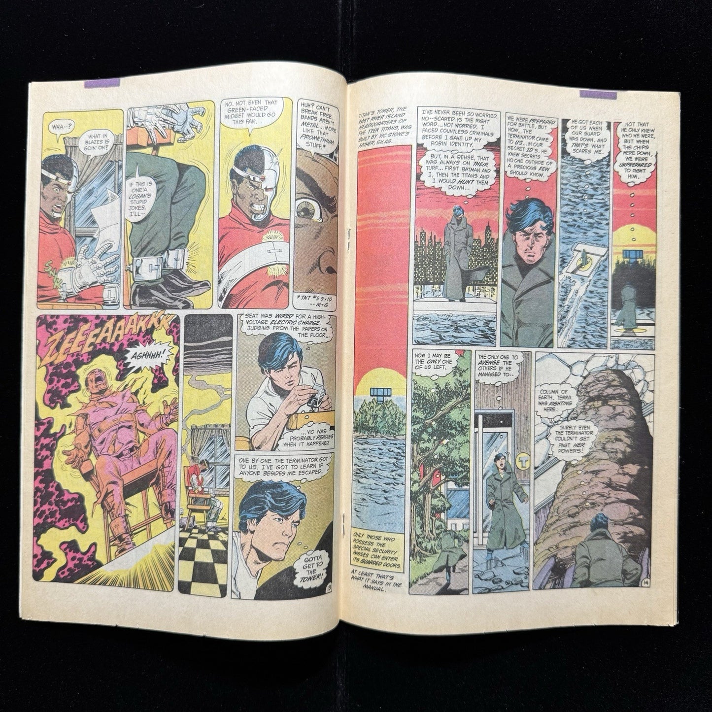 Tales Of The Teen Titans 43 - 1st Jericho And Adeline Wilson - Copper Age 1984
