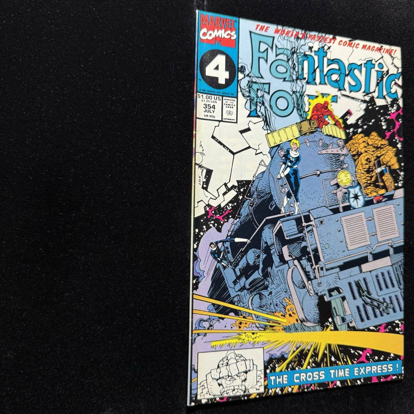 Fantastic Four 354 - 1st Appearance Of Casey - Copper Age Marvel Comics 1991