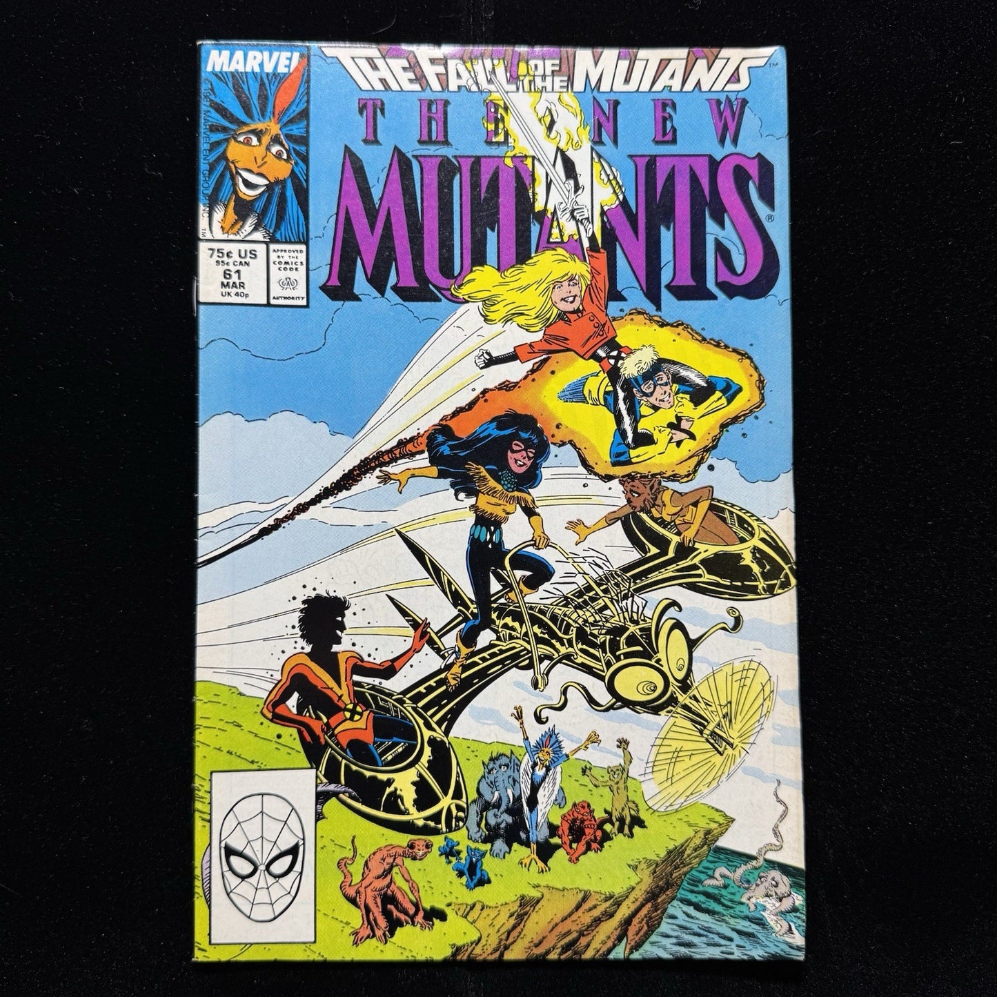 New Mutants 61 - Copper Age Marvel Comics 1988