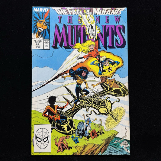 New Mutants 61 - Copper Age Marvel Comics 1988