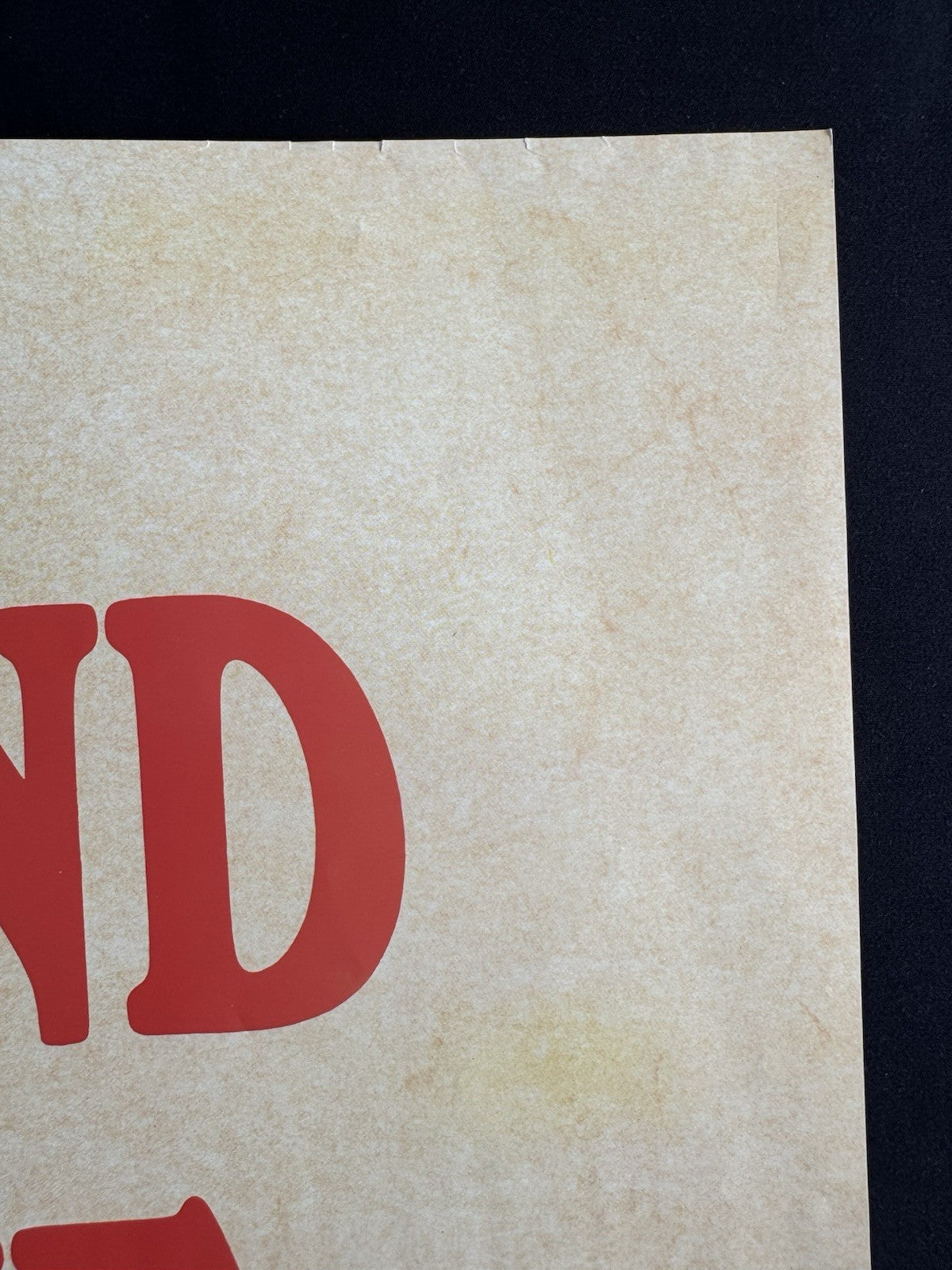 The Seventh Sign 1988 - Very Rare UK Quad Teaser Poster Original - Folded