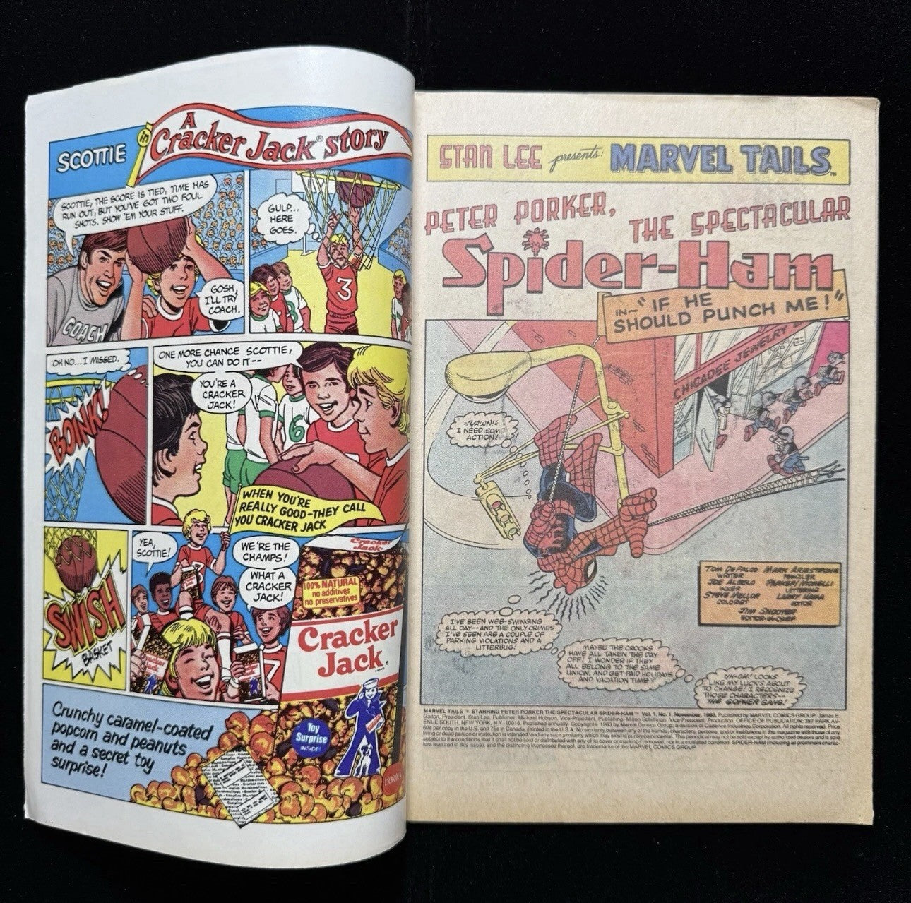 Marvel Tails 1 - 1st Appearance Of Spider-Ham - Bronze Age Marvel Comics 1983
