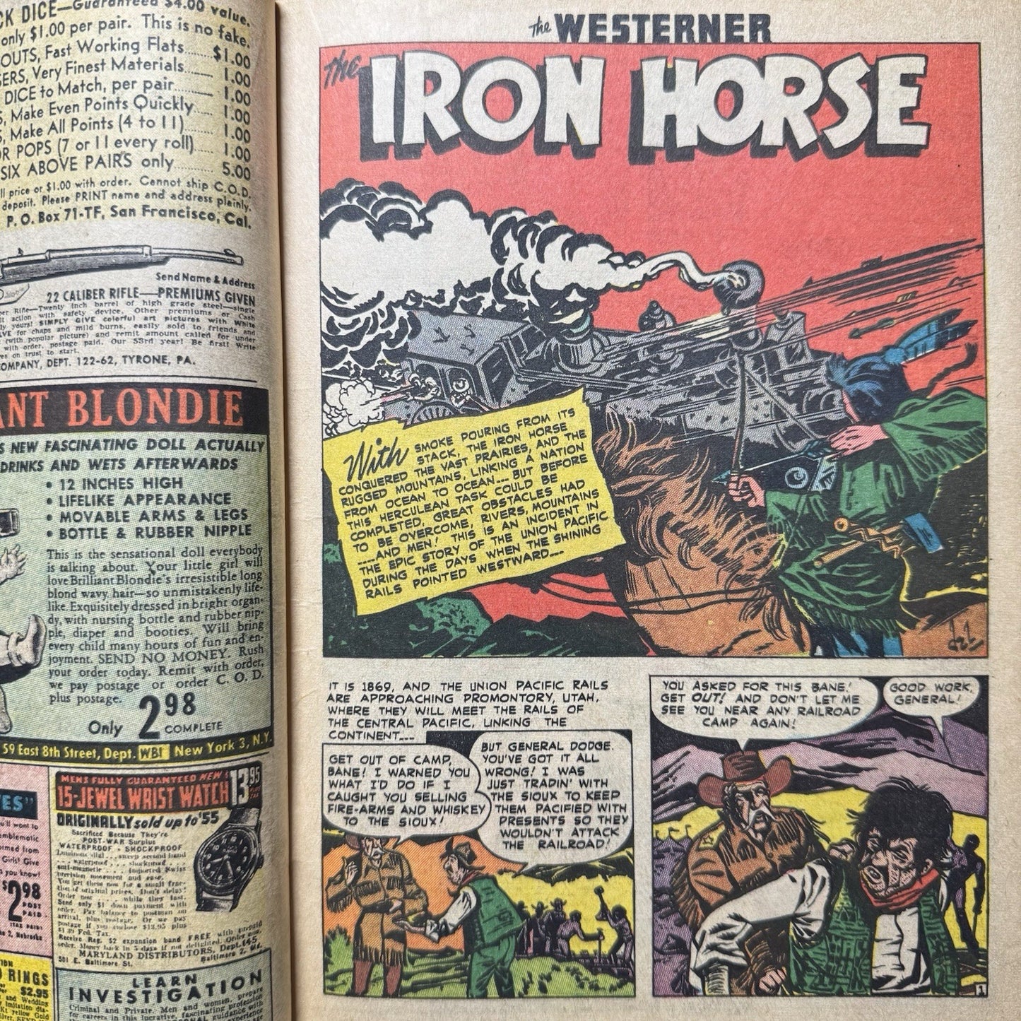Westerner 17 - Golden Age Orbit-Wanted Comics 1948