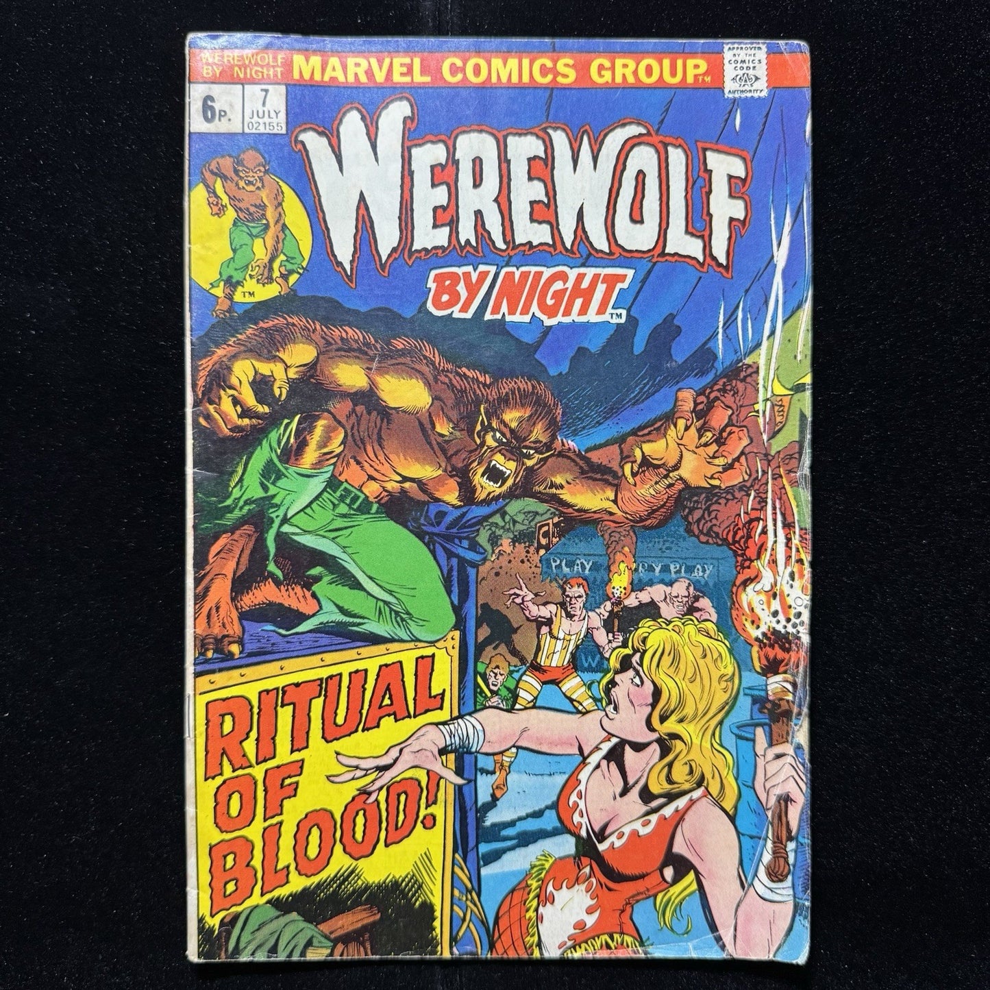 Werewolf By Night 7 - Bronze Age Marvel Comics 1973