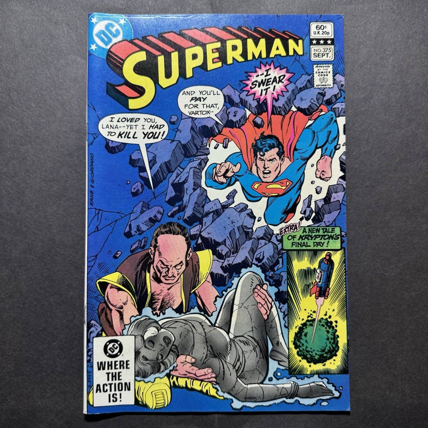 Superman 375 - Bronze Age Dc Comics 1982