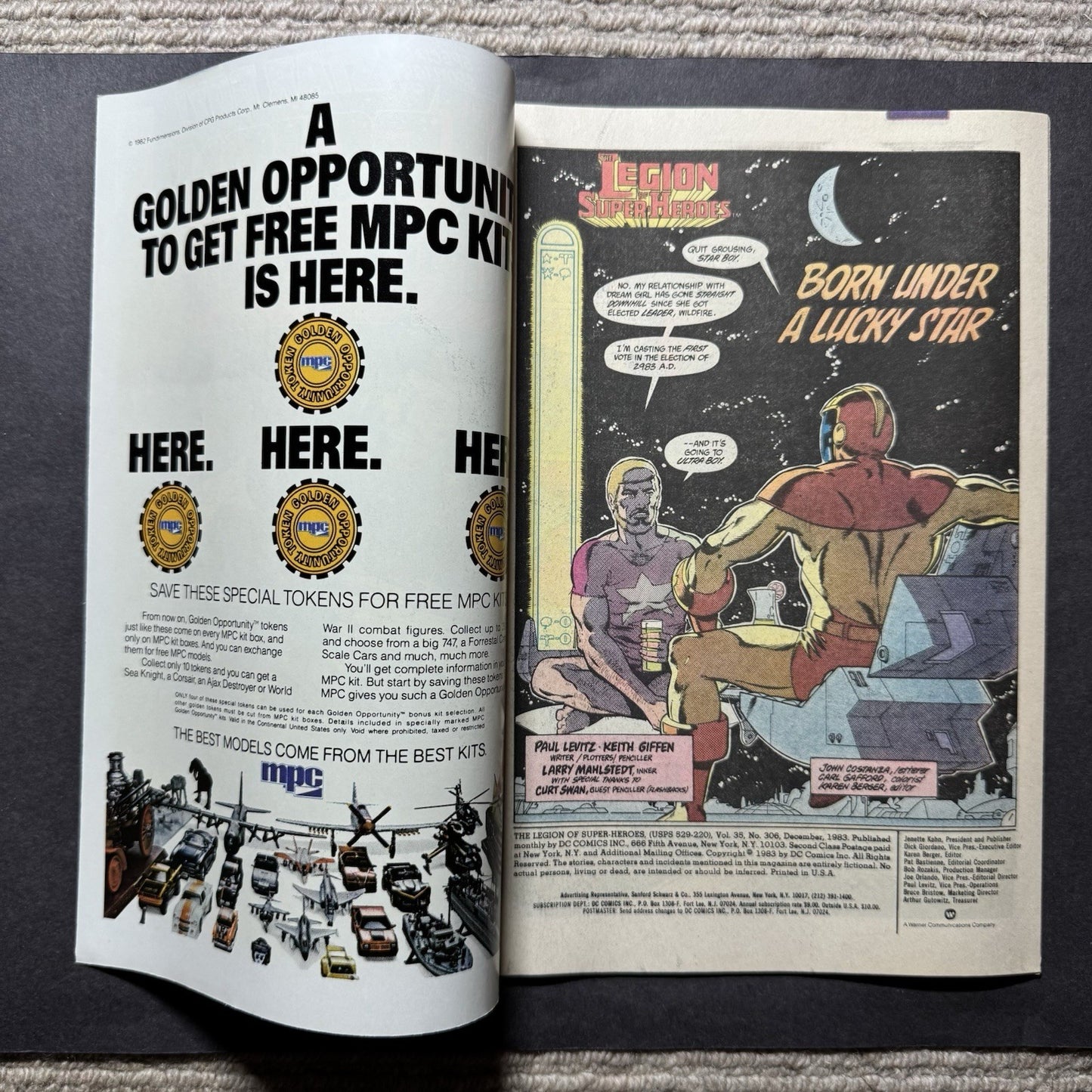 Legion Of Super-Heroes 306 - Bronze Age Dc Comics 306