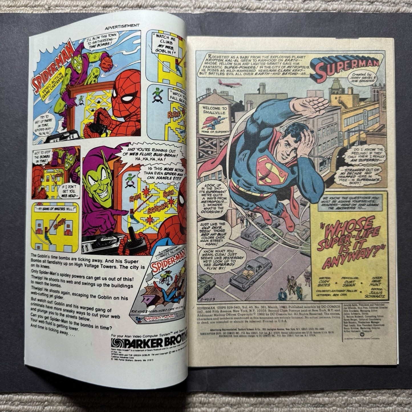 Superman 381 - Bronze Age Dc Comics 1983