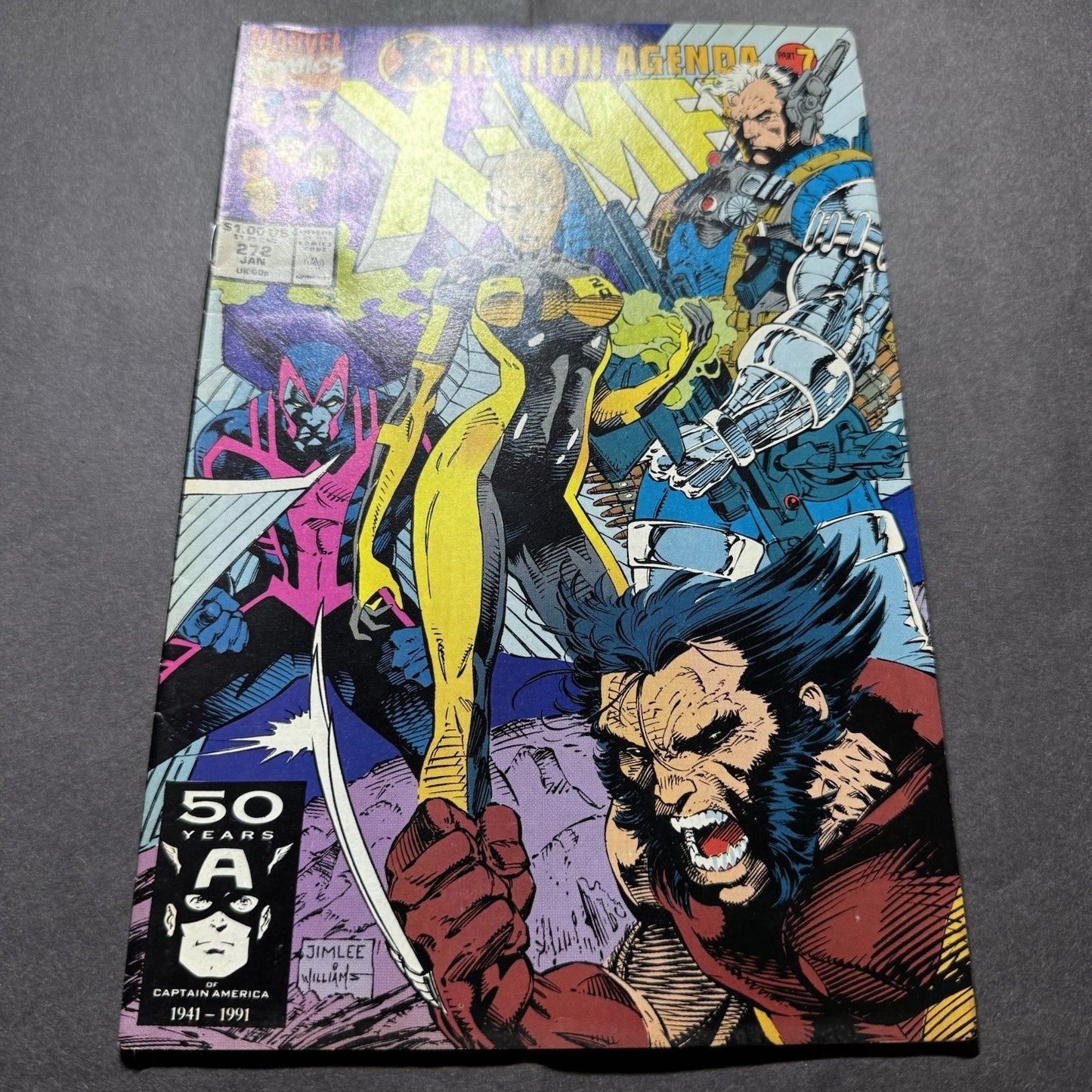 Uncanny X-Men 272/ Copper Age Marvel Comics 1990