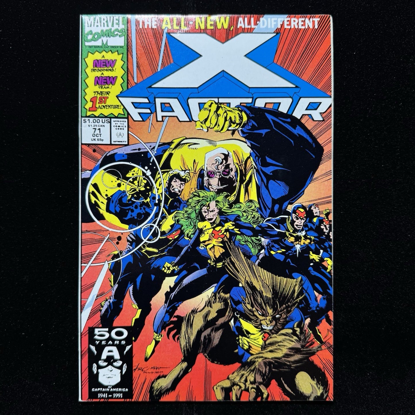 X-Factor 71 - 1st Appearance Of New Team - Copper Age Marvel Comics 1991