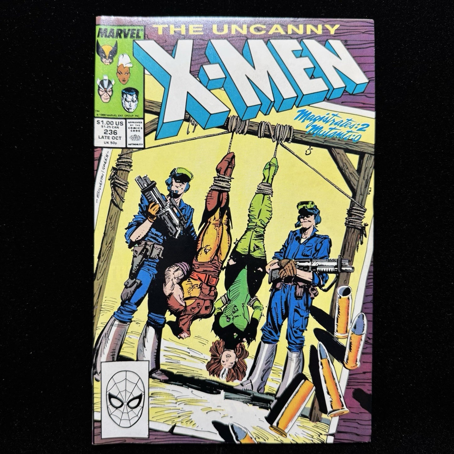Uncanny X-Men 236 - 1st Appearance Of Genegineer - Copper Age Marvel Comics 1988