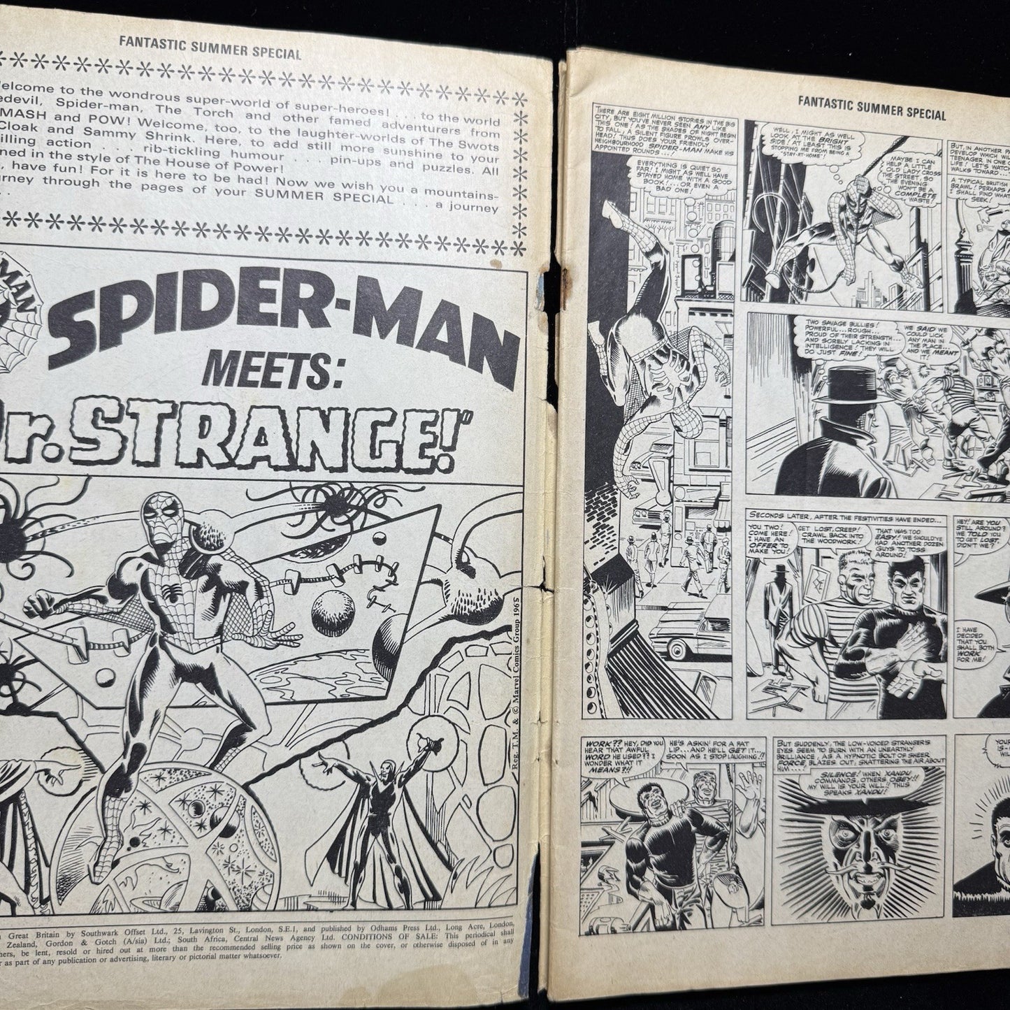 Fantastic Summer Special 1968 - British Comics - Silver Age Odhams/IPC Magazines